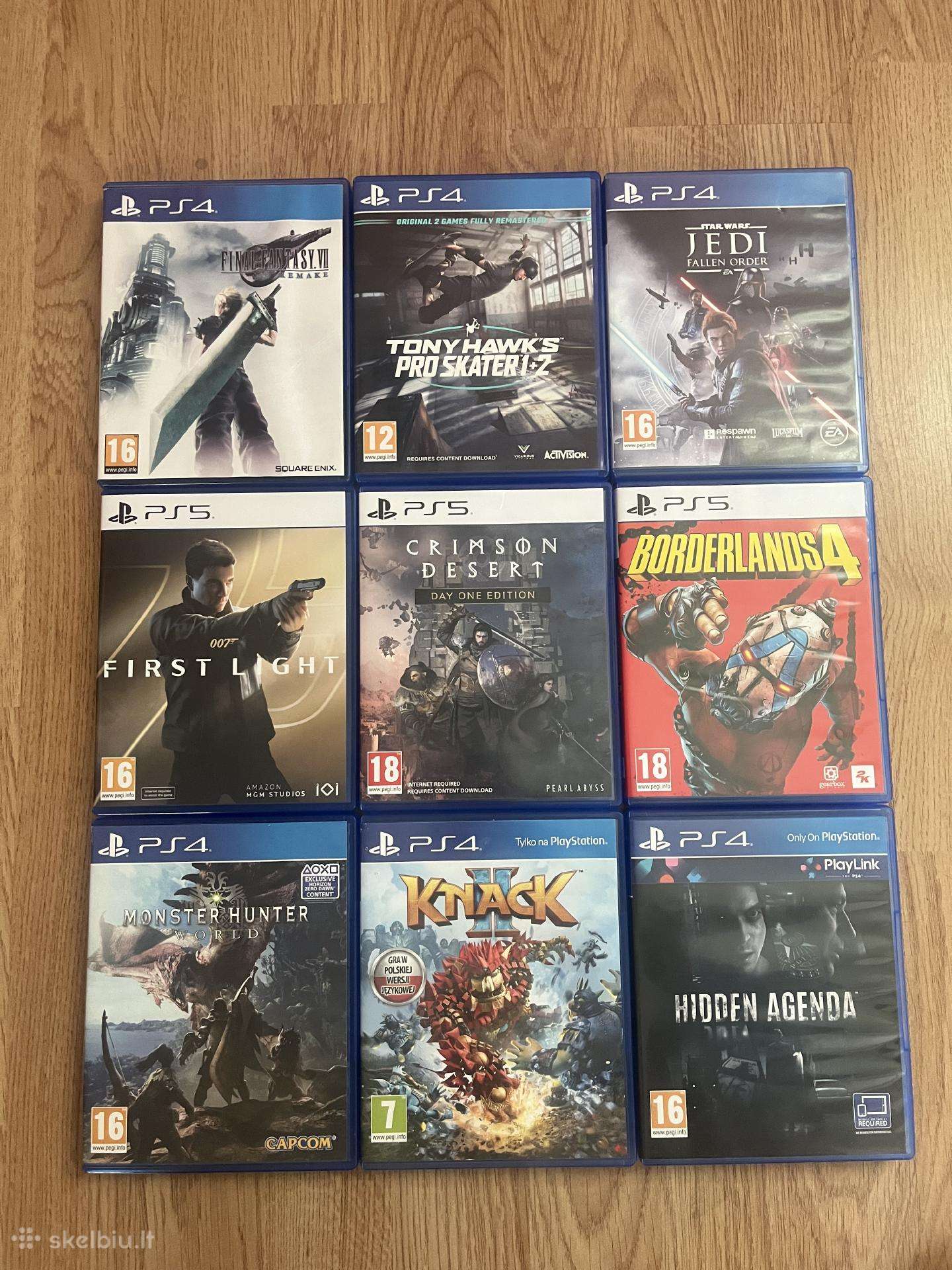 Parduodu arba keiciu ps4 ps5 zaidimai