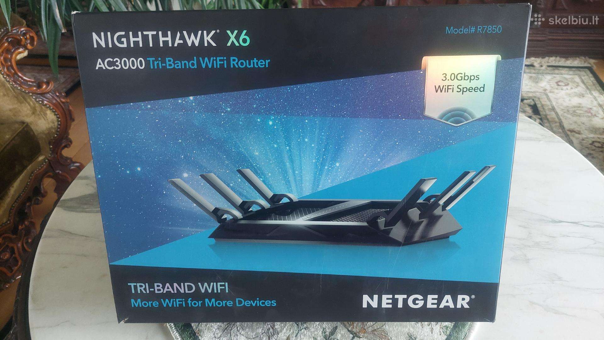 Galingas mašrutizatorius Netgear Nighthawk X6