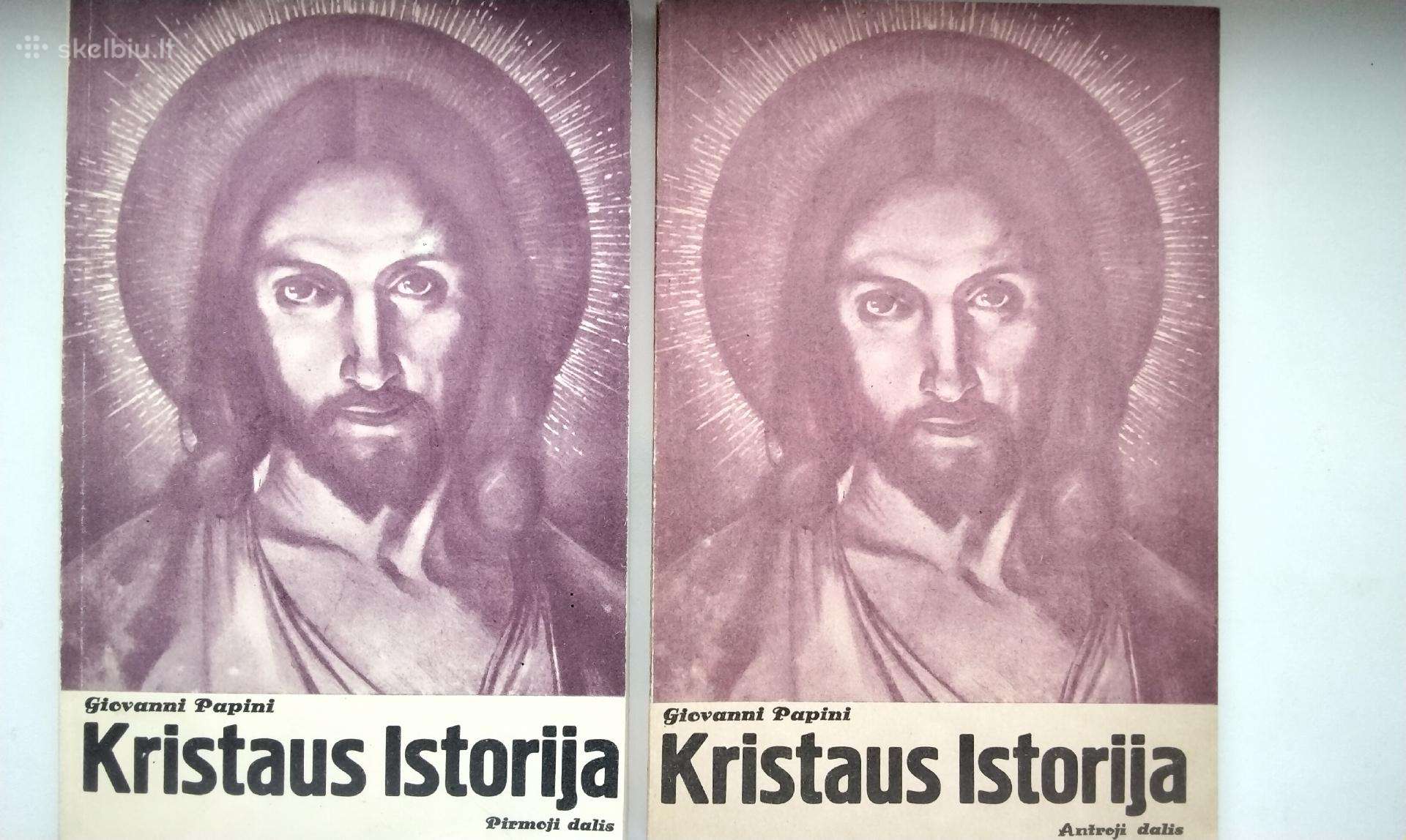 G. Papini. Kristaus istorija. 1,2 dalis. 1990 m. l