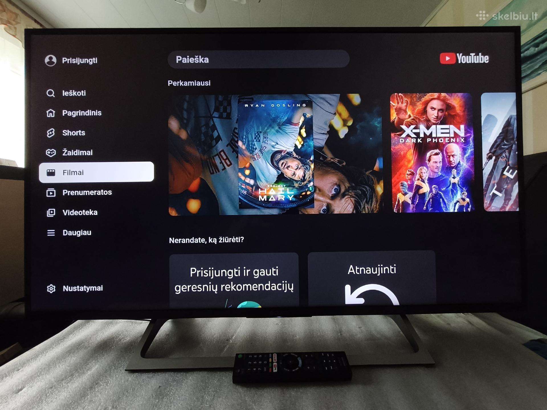 Sony 49" 124cm. Smart 4k Wi-fi