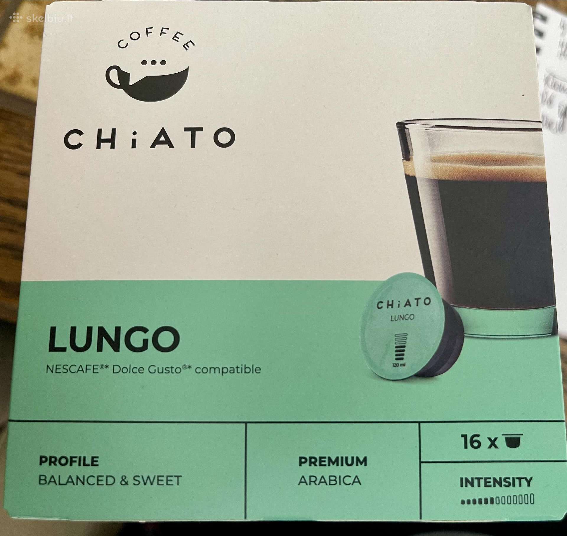 Kavos kapsules Chiato