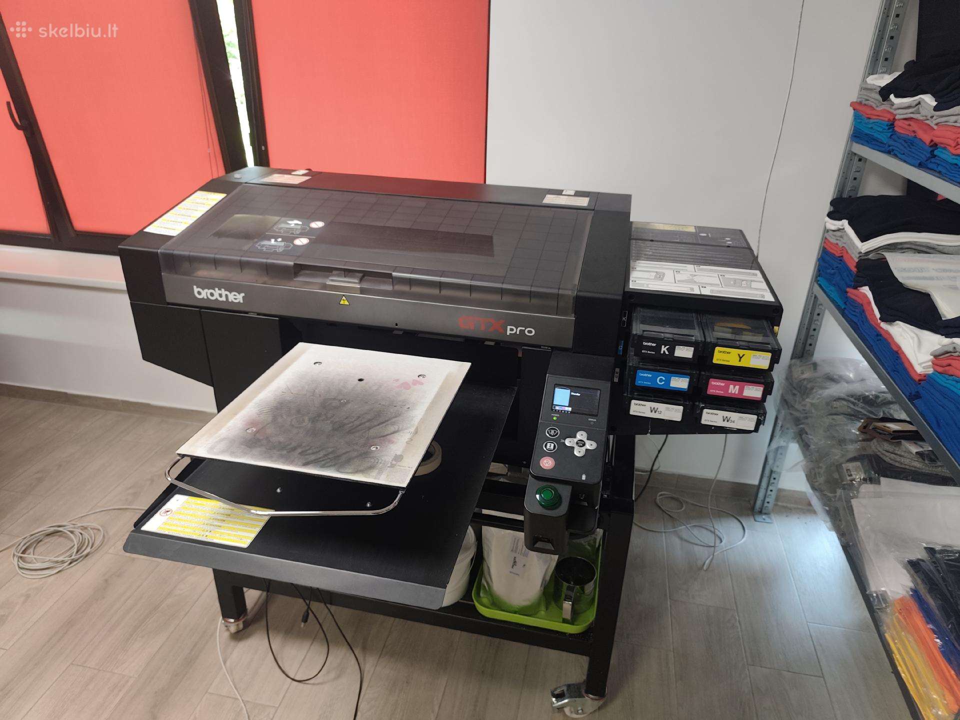 Brother Gtx Pro Dtg spausdintuvas tik 9 813 atsp