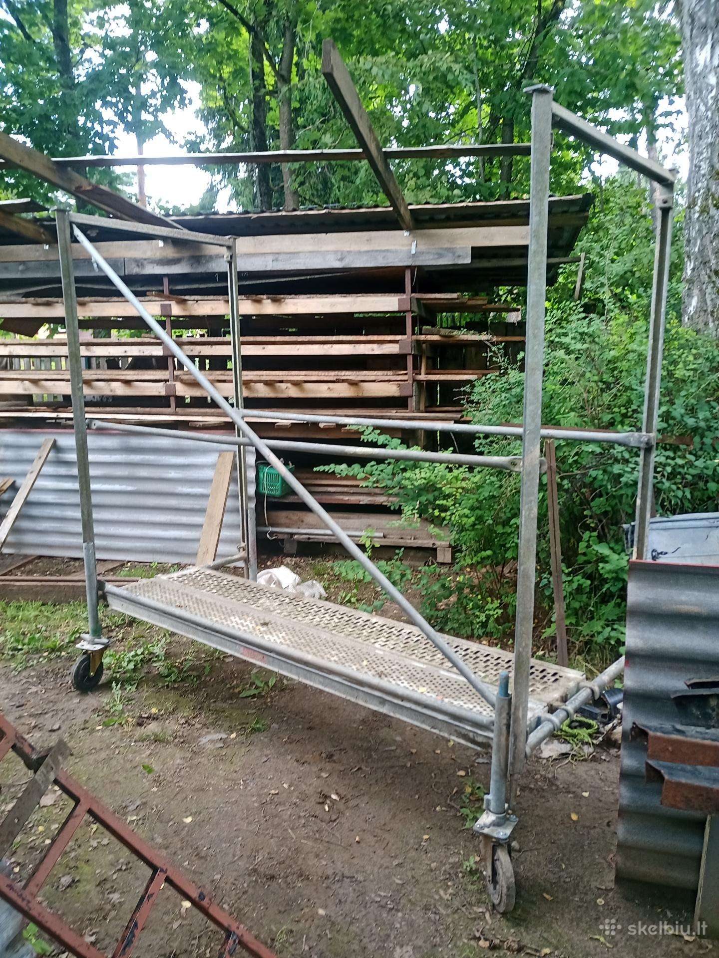 Cinkuoti pastoliai 2,50 ilgio su ratukais