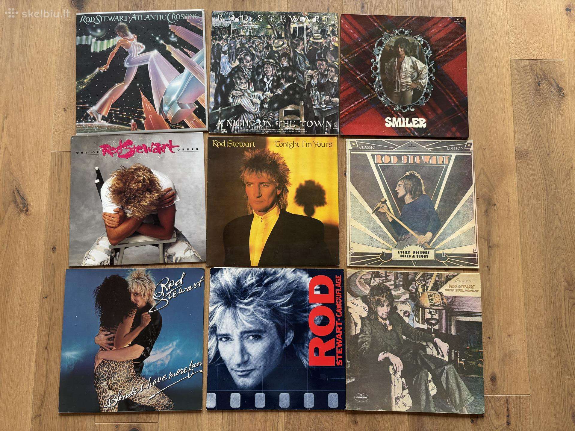 Rod Stewart plokštelės