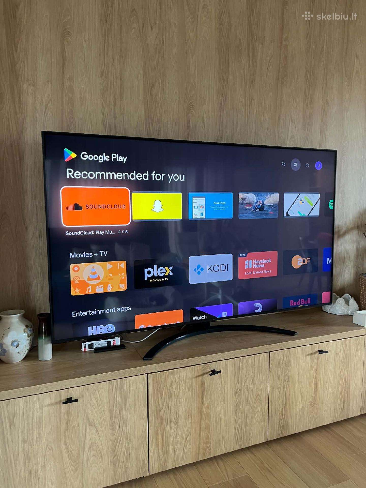 LG televizorius 75