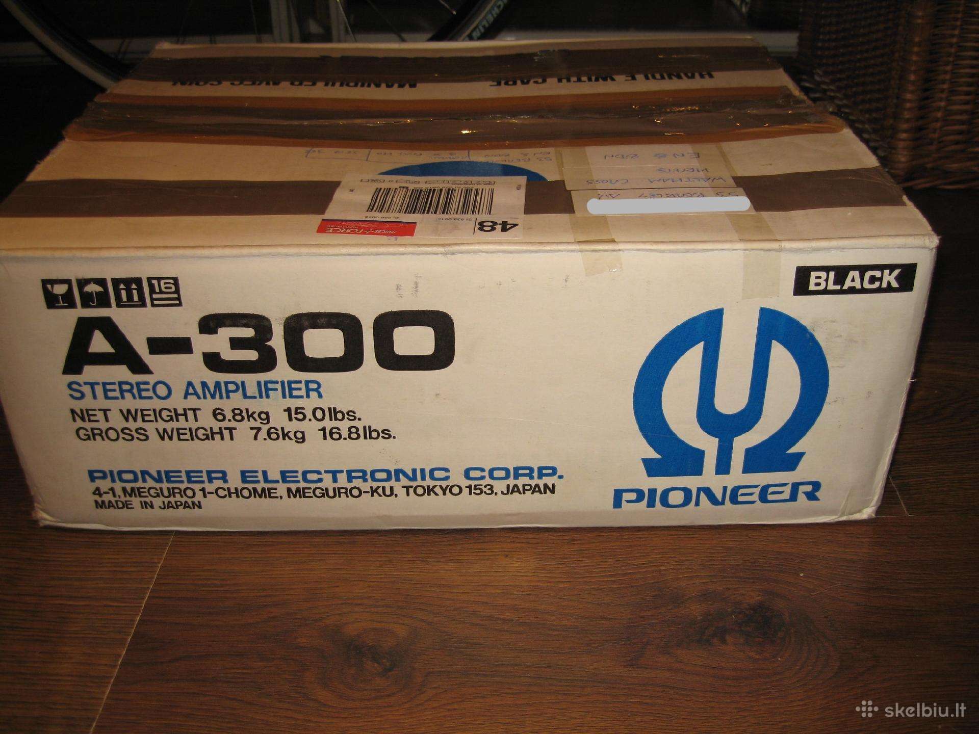 Pioneer A-300 stereo amplifier. 1991m. Kaip Naujas
