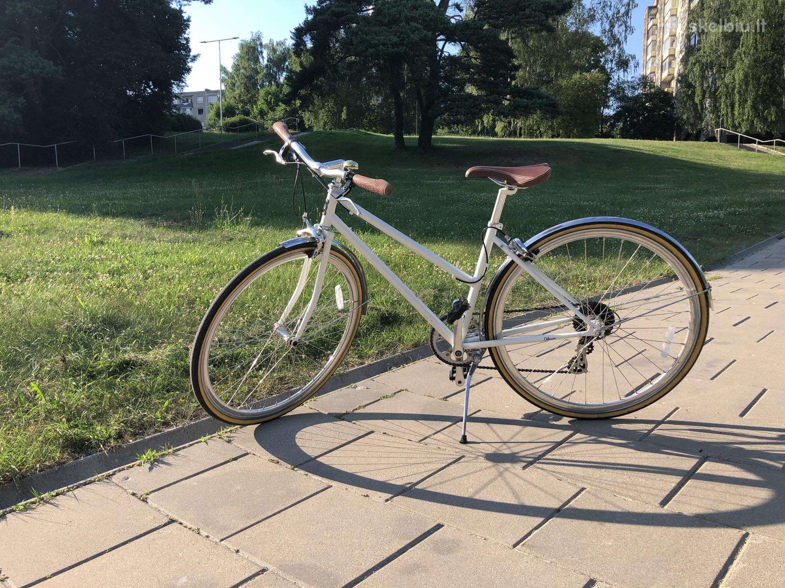 Moteriškas 6ku Odessa Coney White miesto dviratis