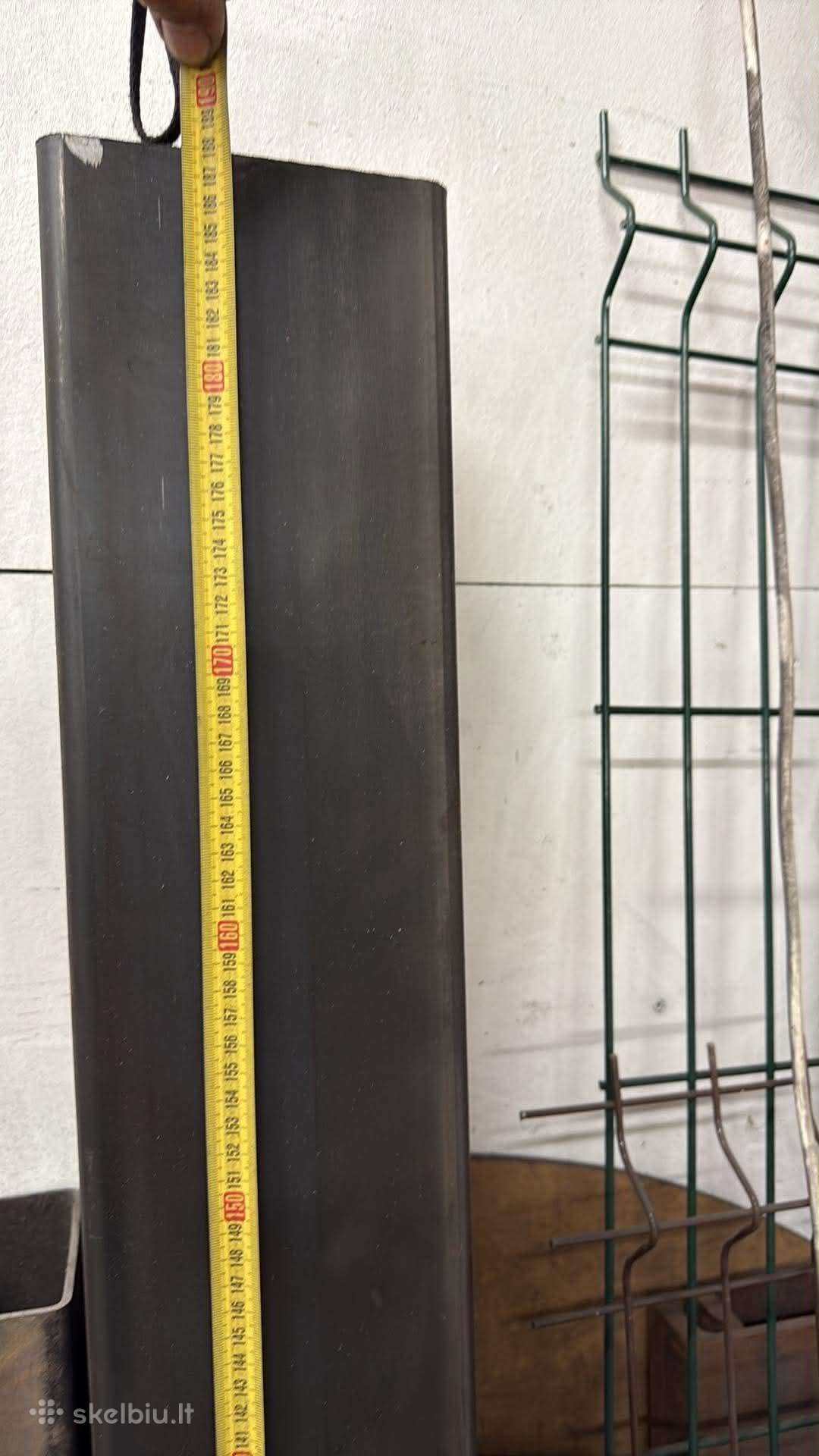 Kvadratinis vamzdis 150x150x6mm 188cm