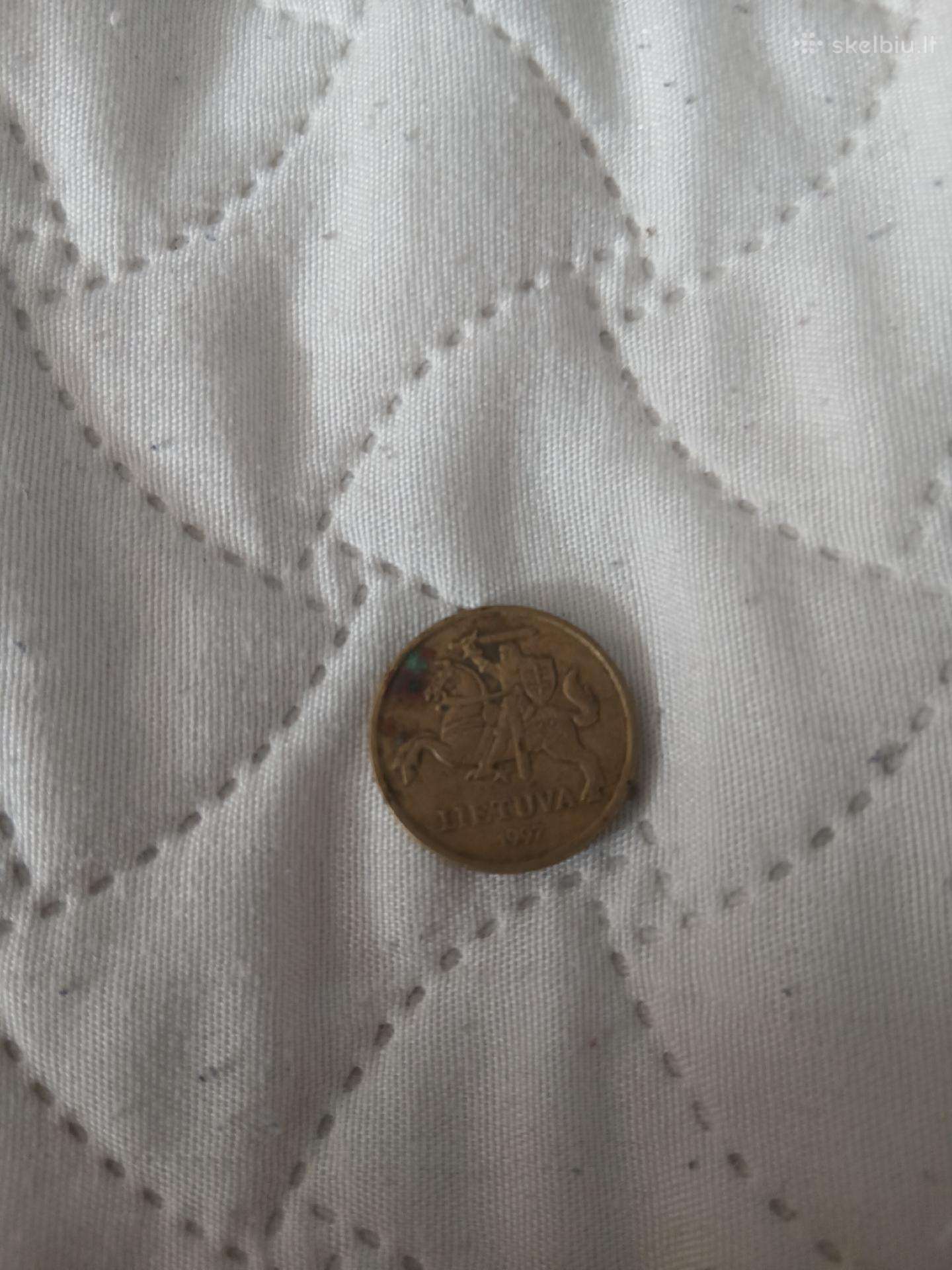 1997metu 20centu moneta