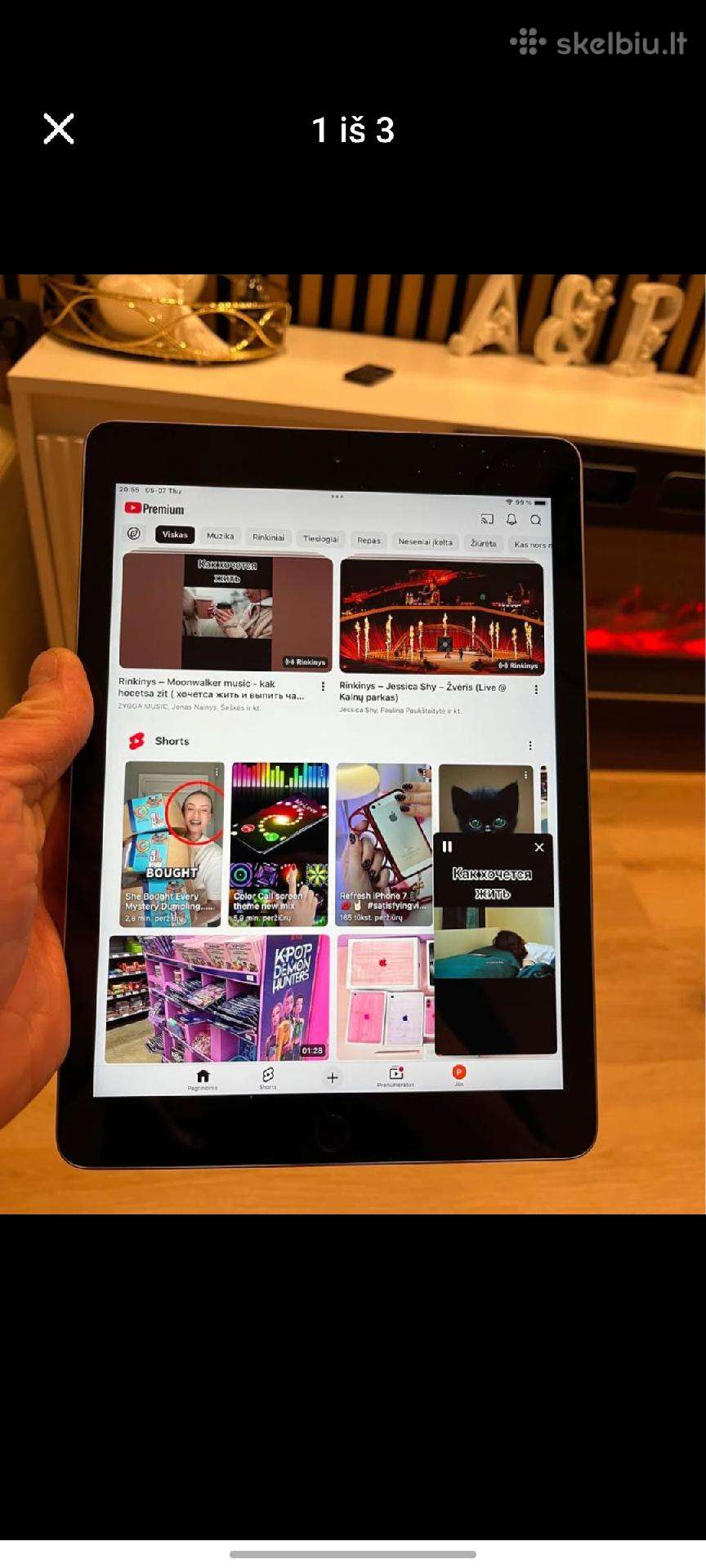 Tvarkinga iPad plancete