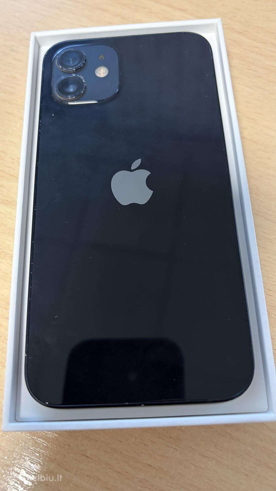 Naudotas ipone 12, 256 GB, Black