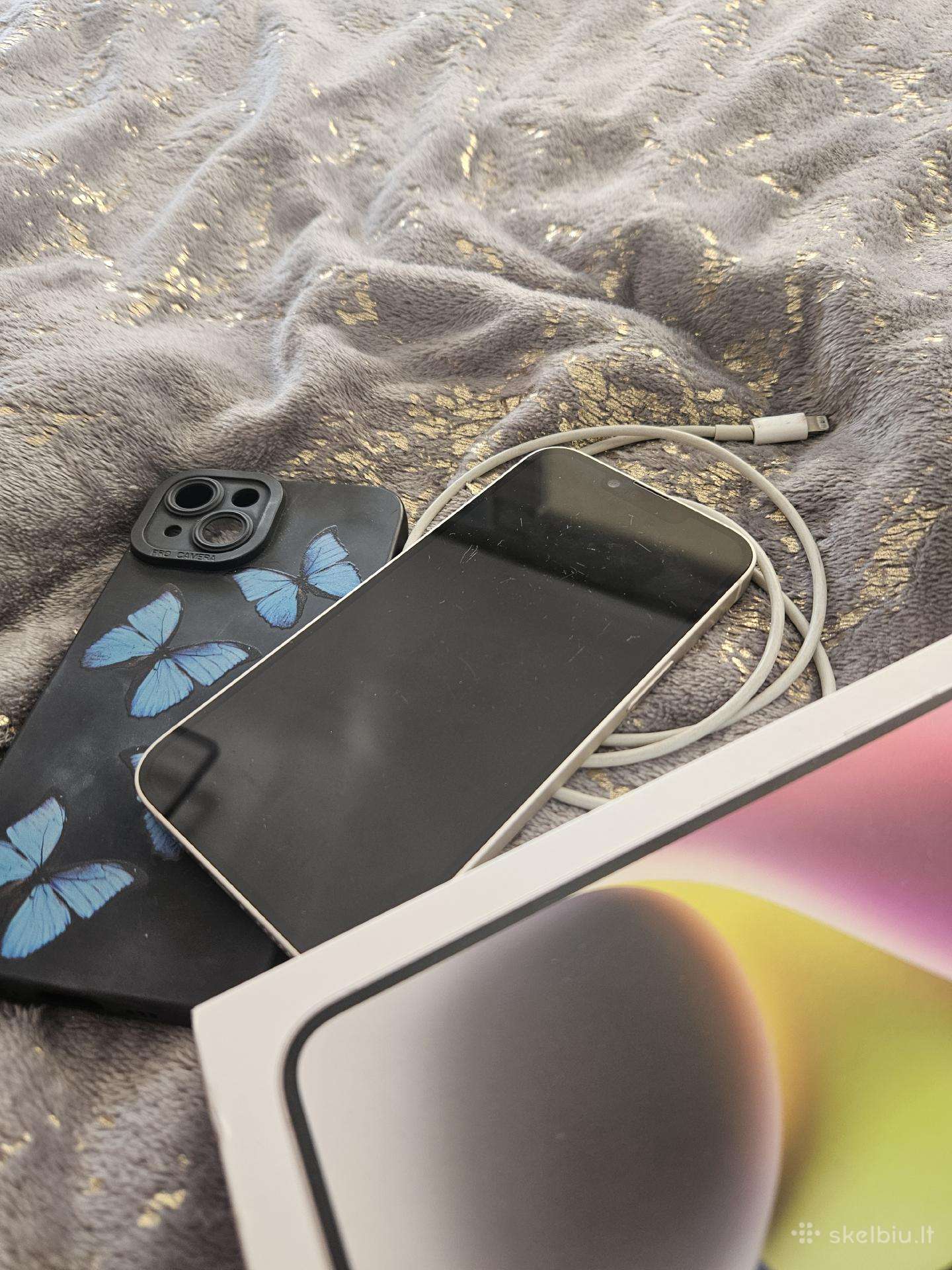 iPhone 14 128gb Starlight Labai Geros Būklės