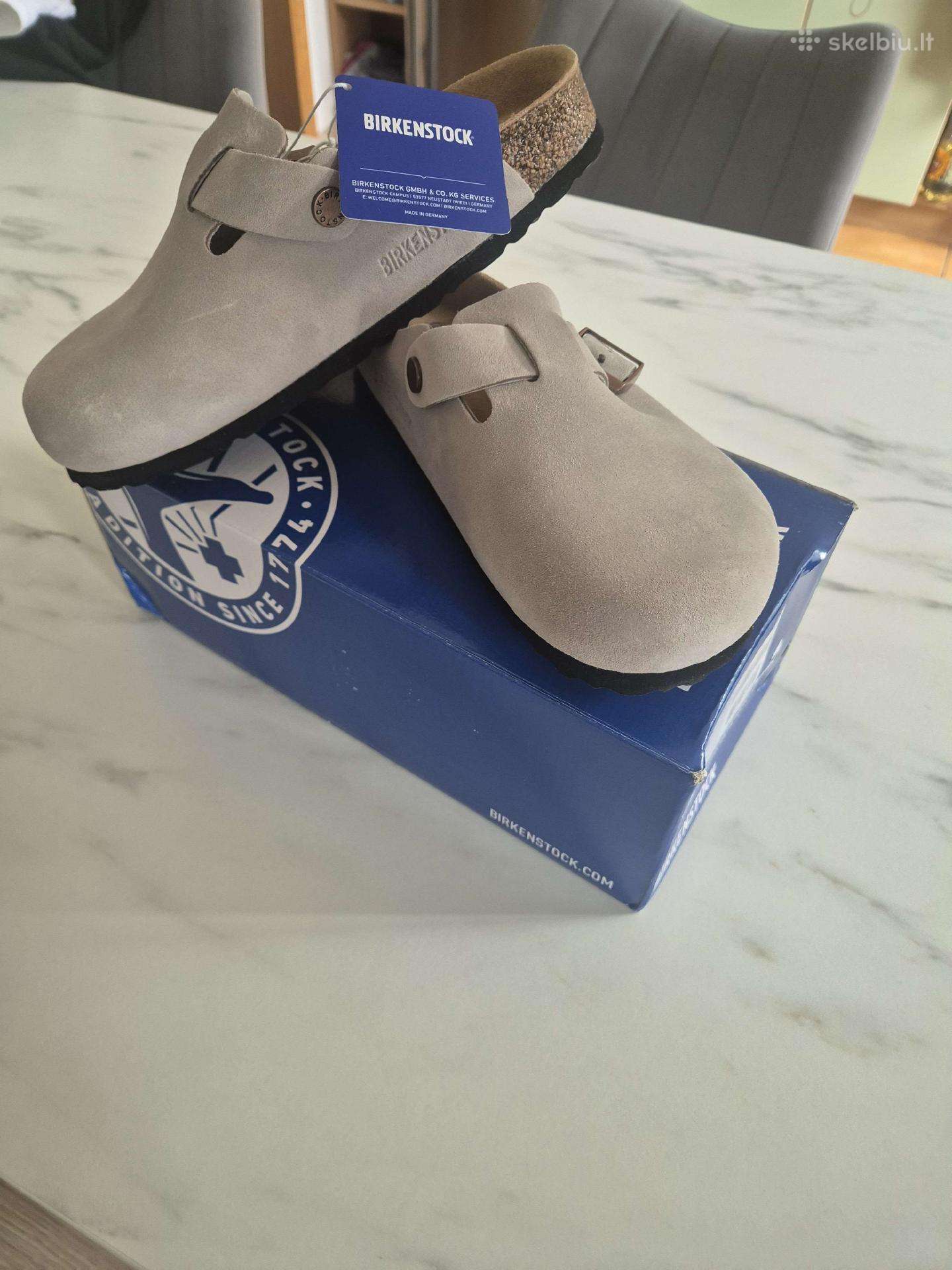 Naujos Birkenstock Boston klumpės