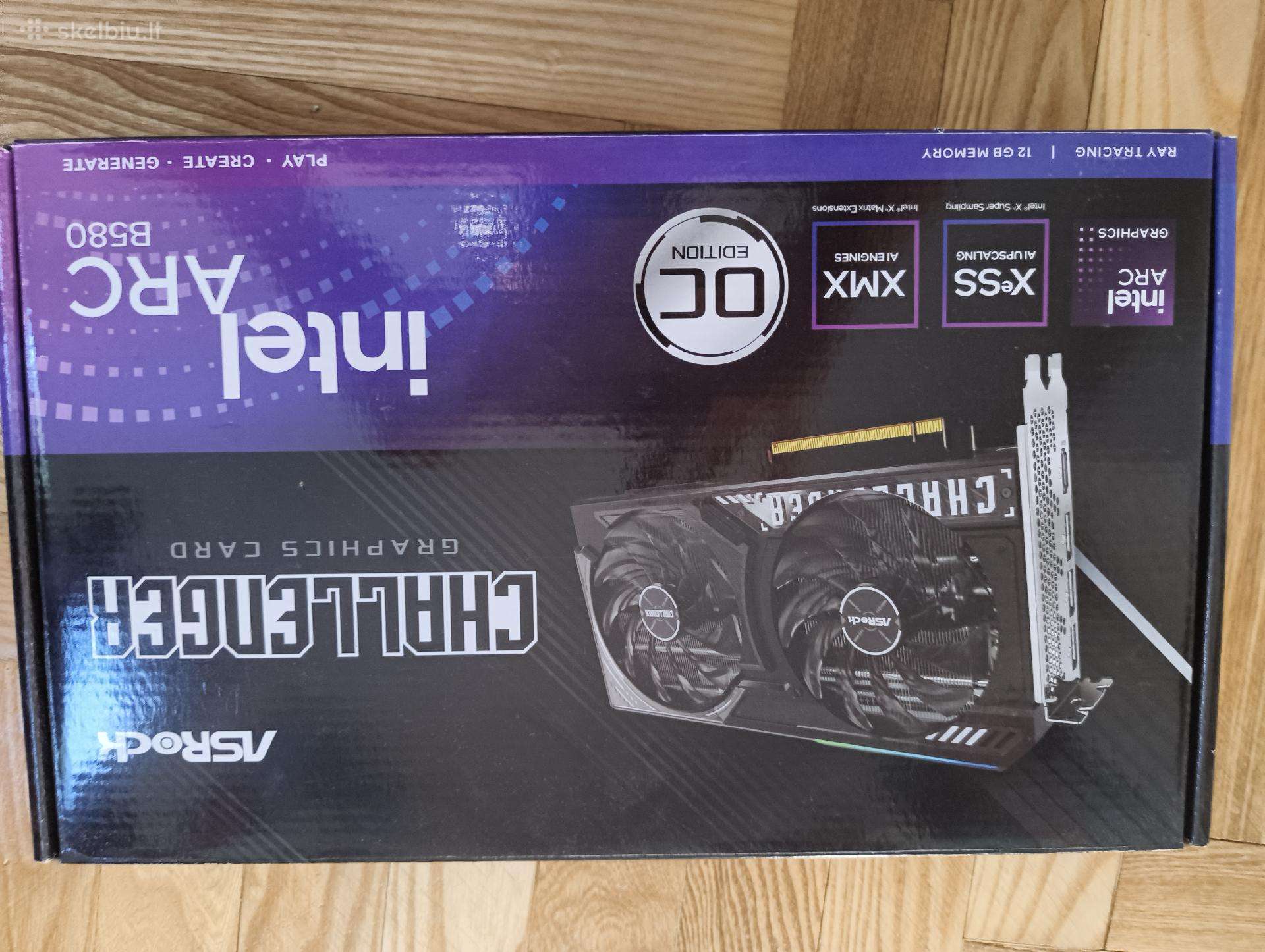 Intel B580 12gb vaizdo plokste