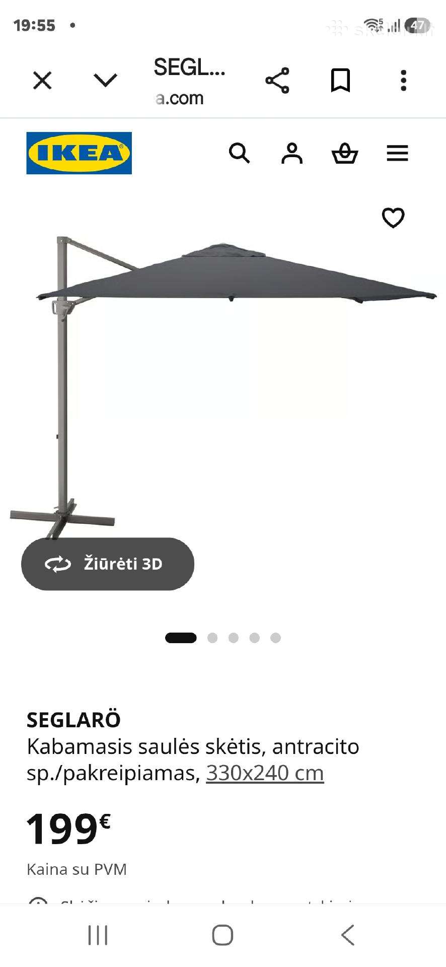 Lauko skėtis nuo saulės