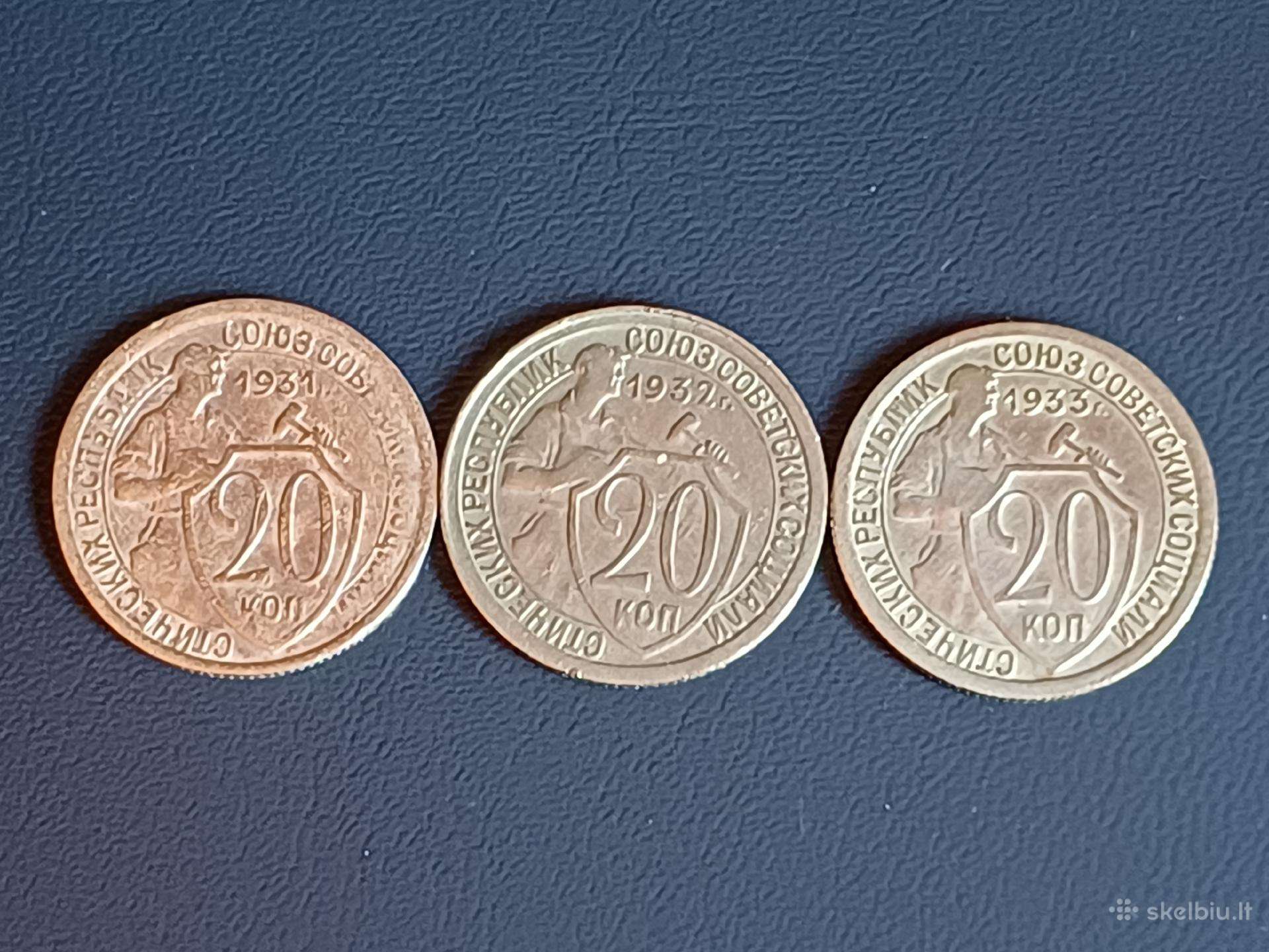 20 kapeikų 1931-33m.