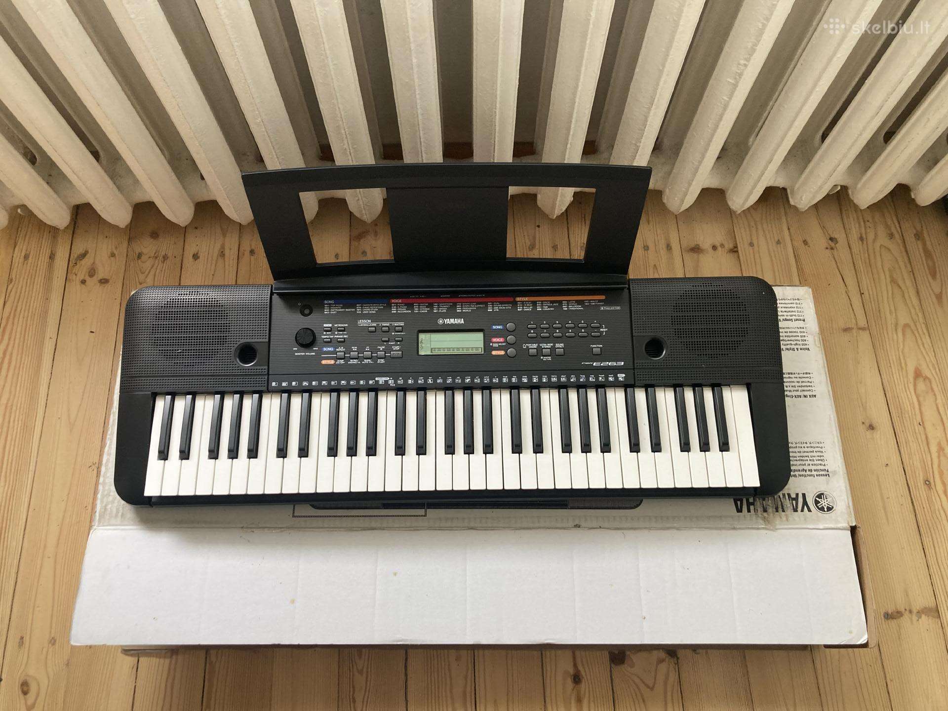 Yamaha Psr-e263 skaitmeninis pianinas.
