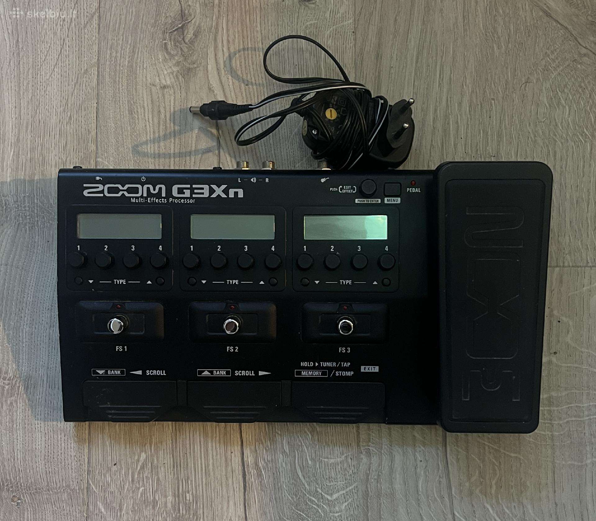 Zoom G3xn multiefektų procesorius