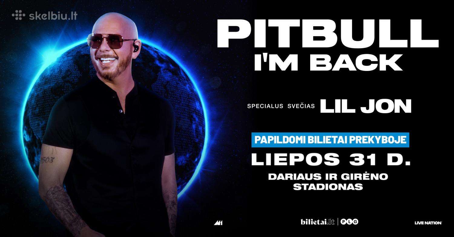 2pitbull koncerto (liepos 31) bilietai B sekcijos.