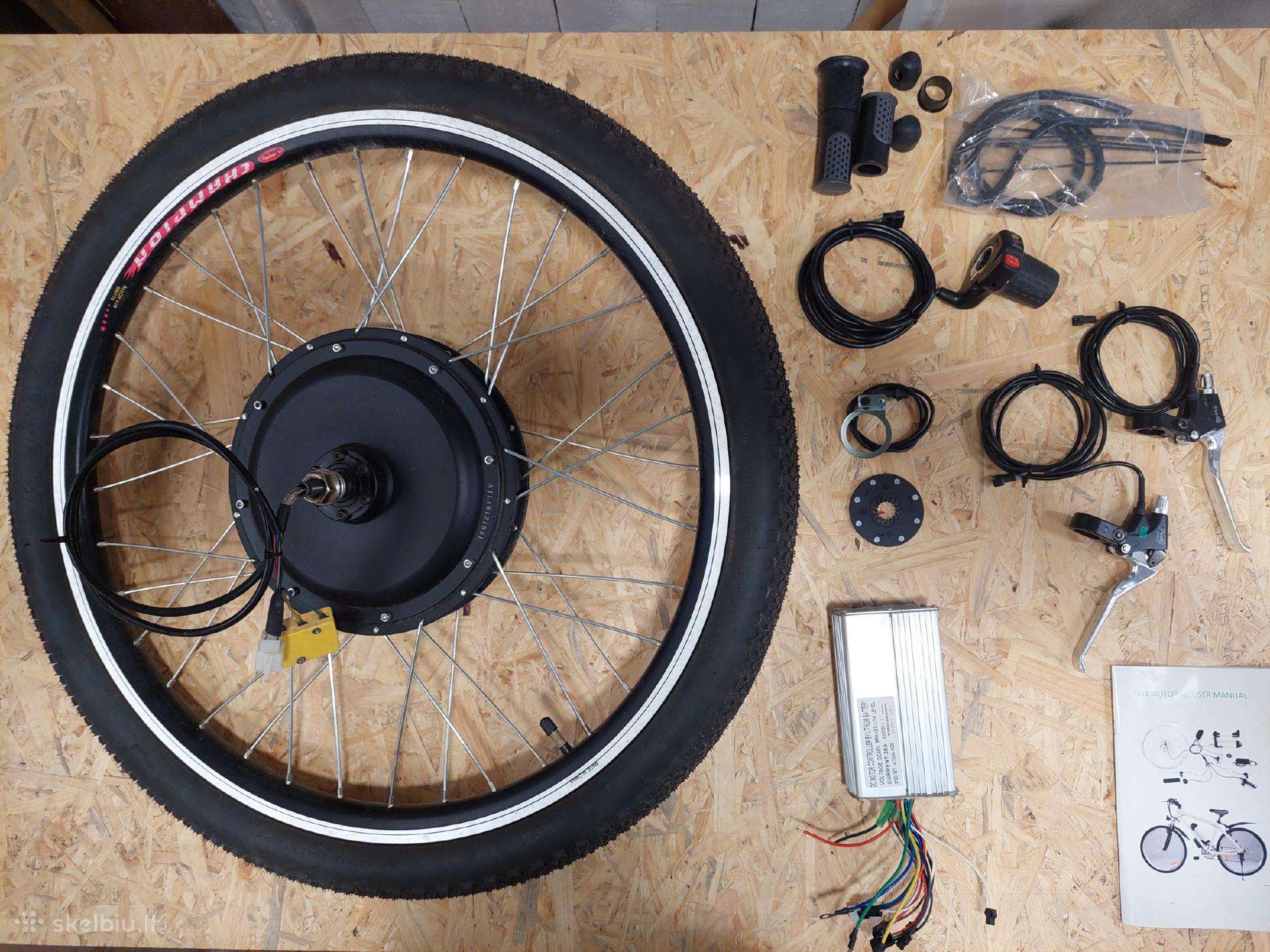 1 Kw elektrinio dviračio rinkinys (Conversion Kit)