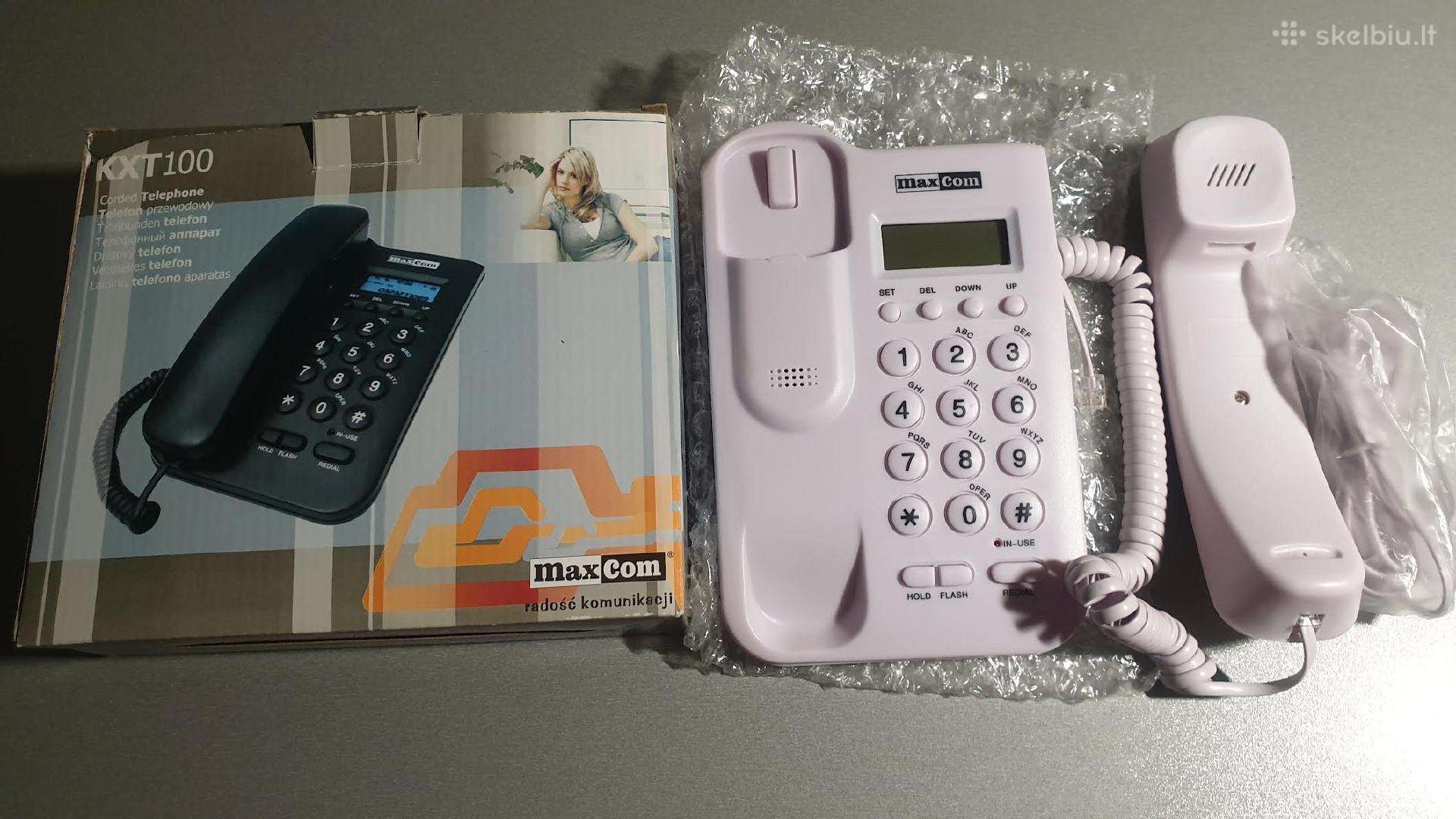 Naujas Telefono aparatas stacionarus Kxt100