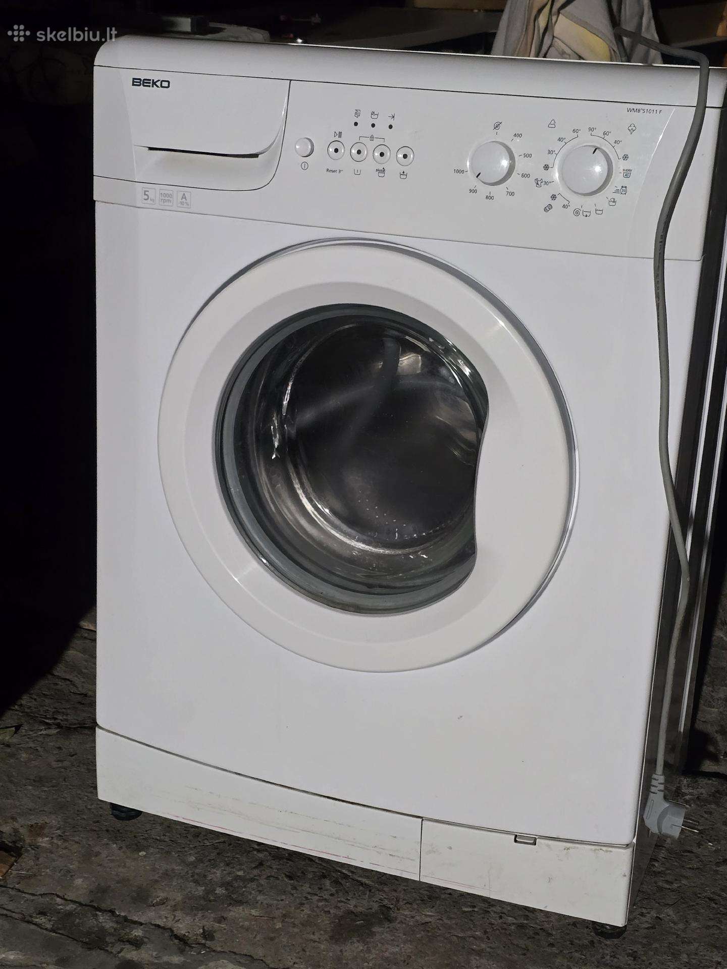 Beko Wmb 51011 siaura skalbimo mašina.