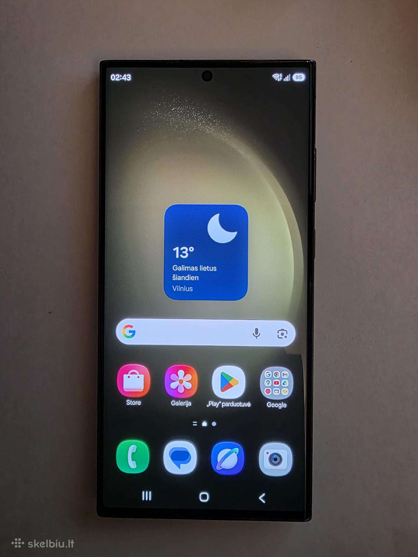 Samsung Galaxy S23 ultra iš draudimo naujas