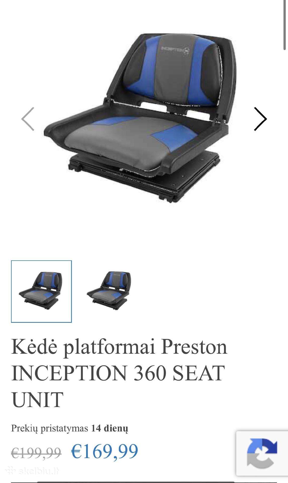 Parduodu Preston platformos sukamą kėdę
