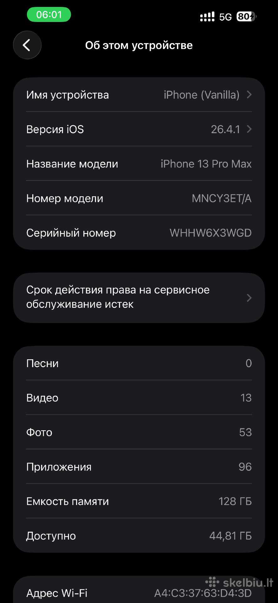 iPhone 13 Pro Max 128