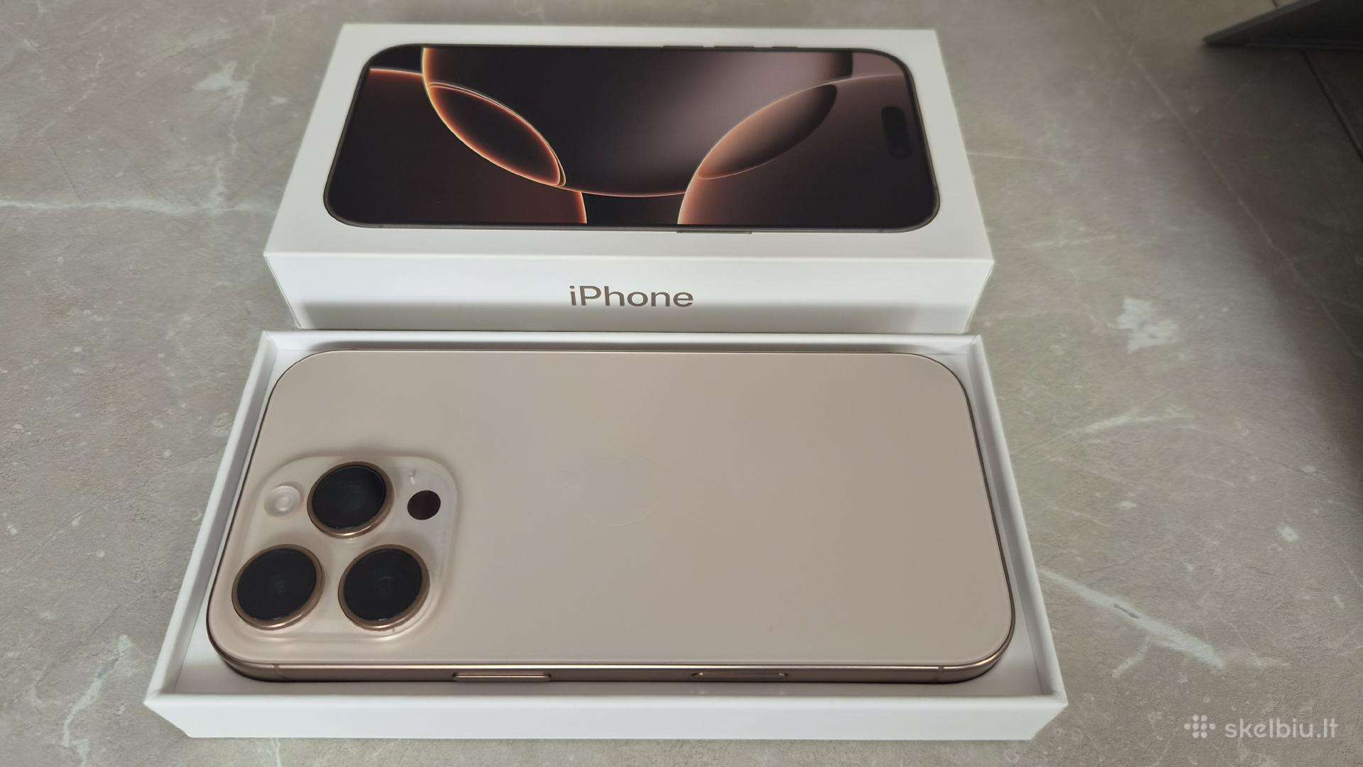 Parduodamas Apple iPhone 16 Pro Desert 256gb
