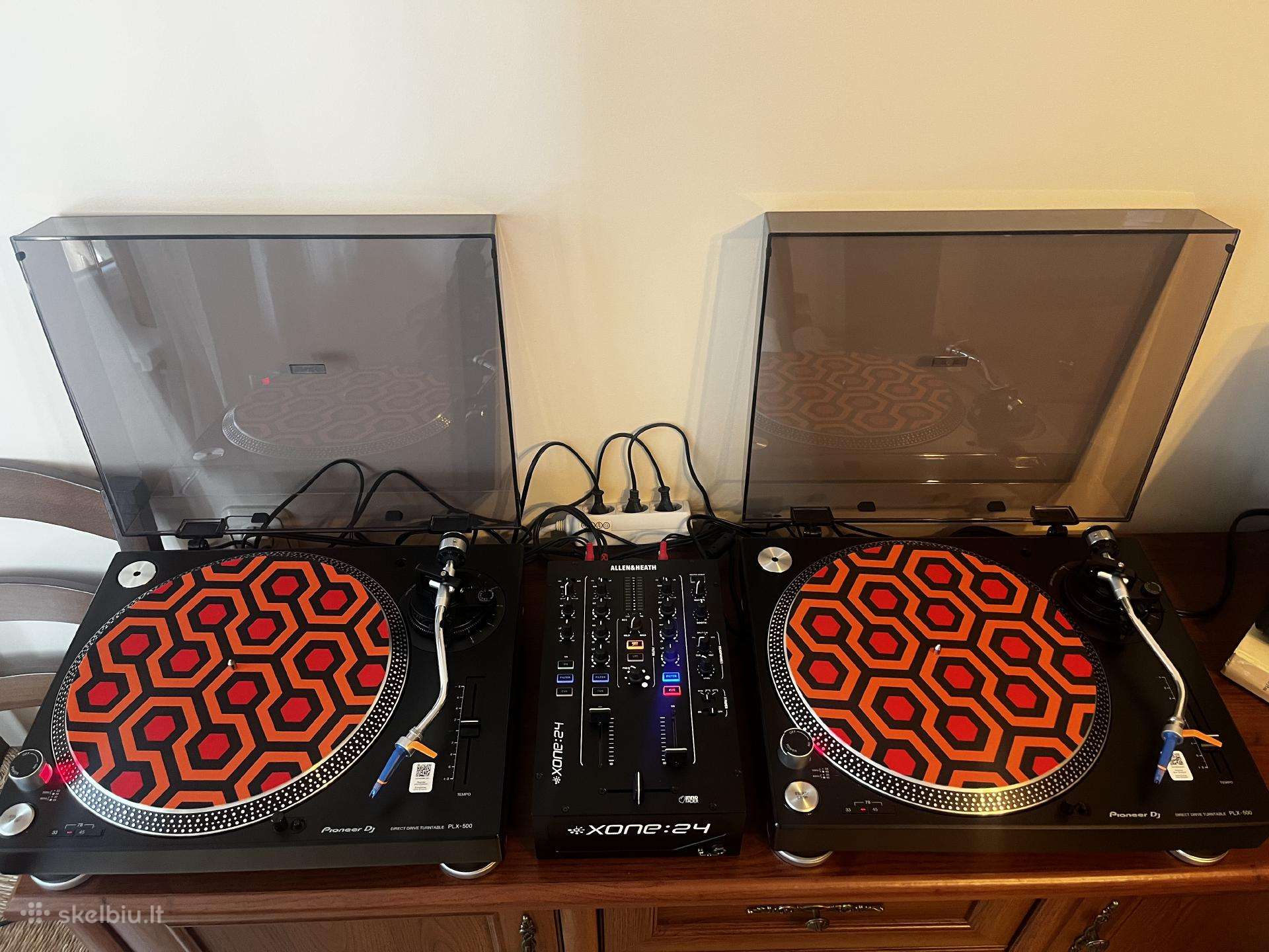 Pioneer Plx500, xone 24, Ortofon mk2