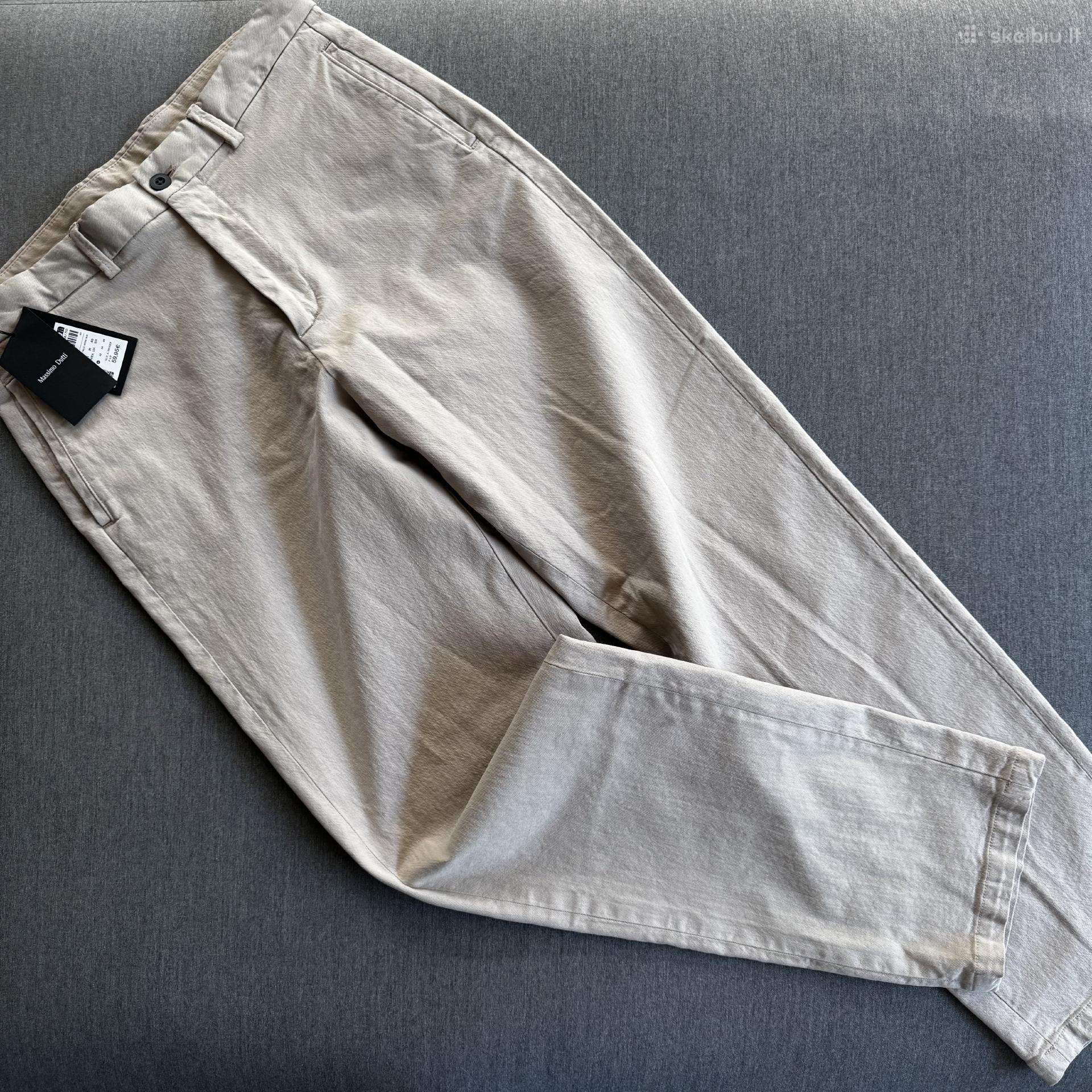 Naujos Massimo Dutti Straight Fit kelnės