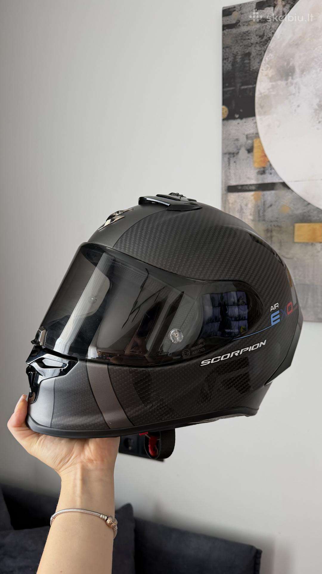 Scorpion Exo-r1 EVO Air Mg Carbon Helmet Black Mat