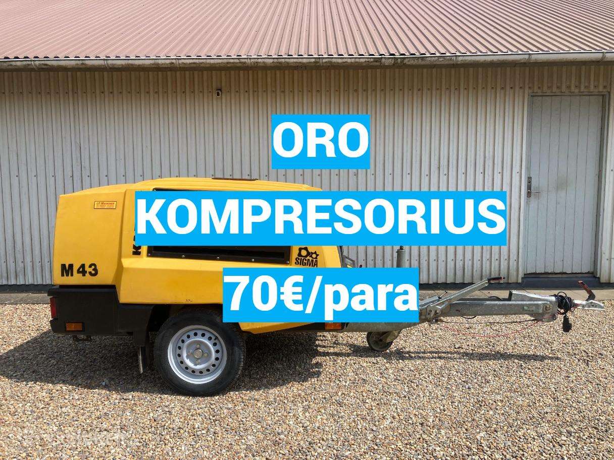Nuomojamas oro kompresorius Kaeser M43