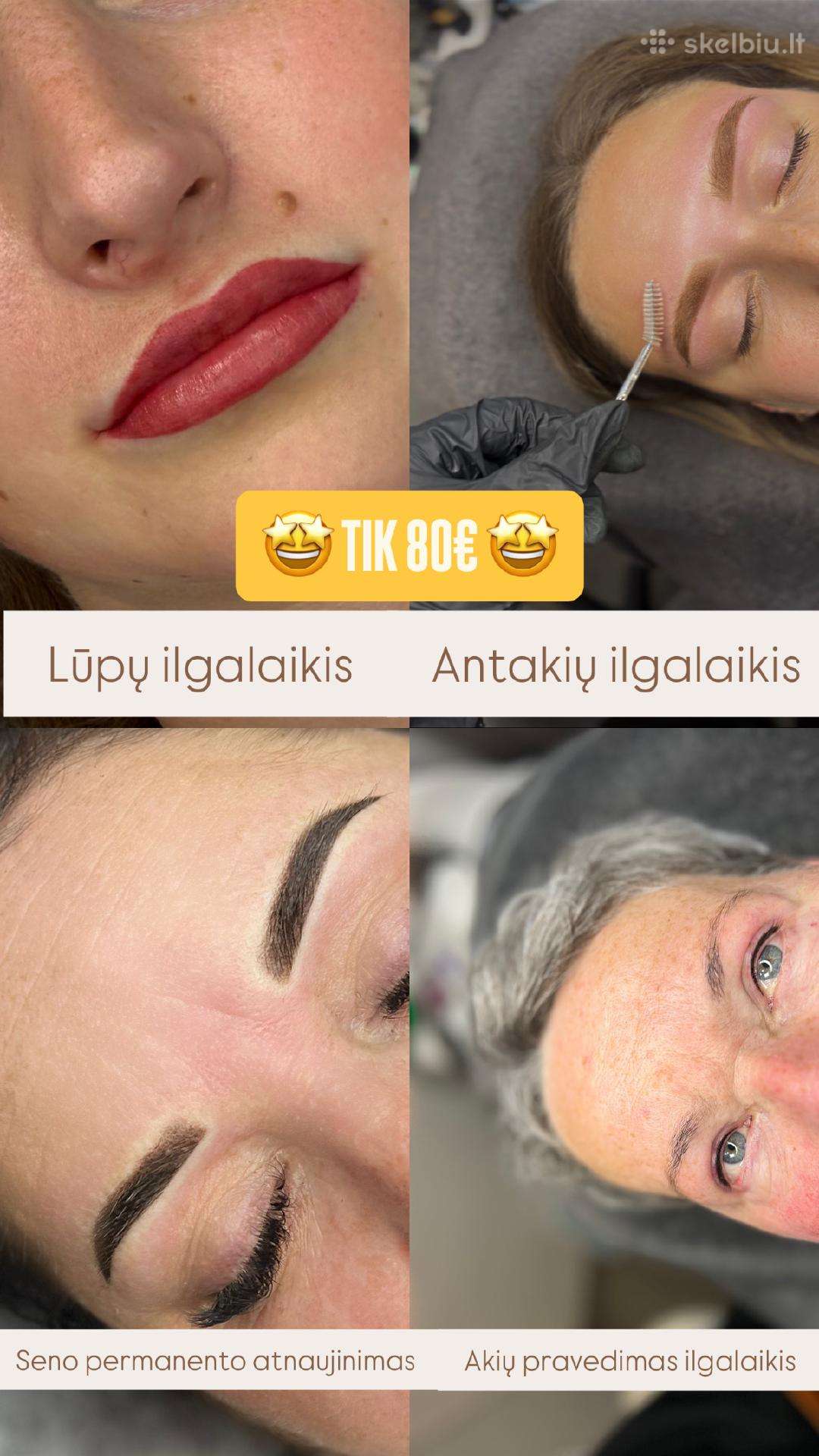 Ilgalaikis makiažas / permanentas Kaune