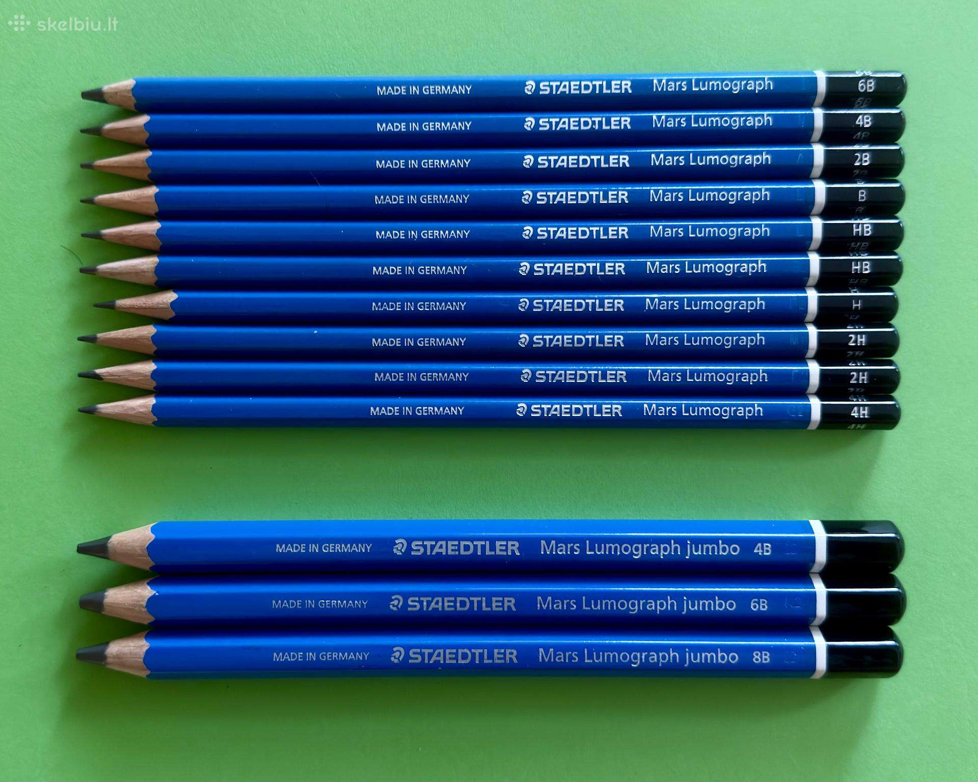 Staedtler naujų pieštukų “Mars Lumograph rinkinys