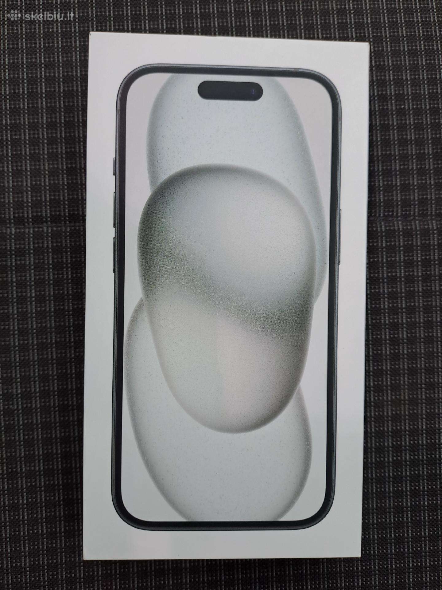 iPhone 15 128gb. Black.naujas