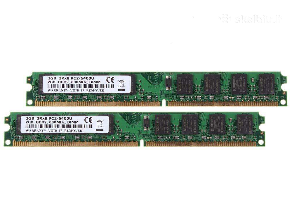1, 2 GB 800 MHz Ddr2 RAM'ai stacionariems Pk