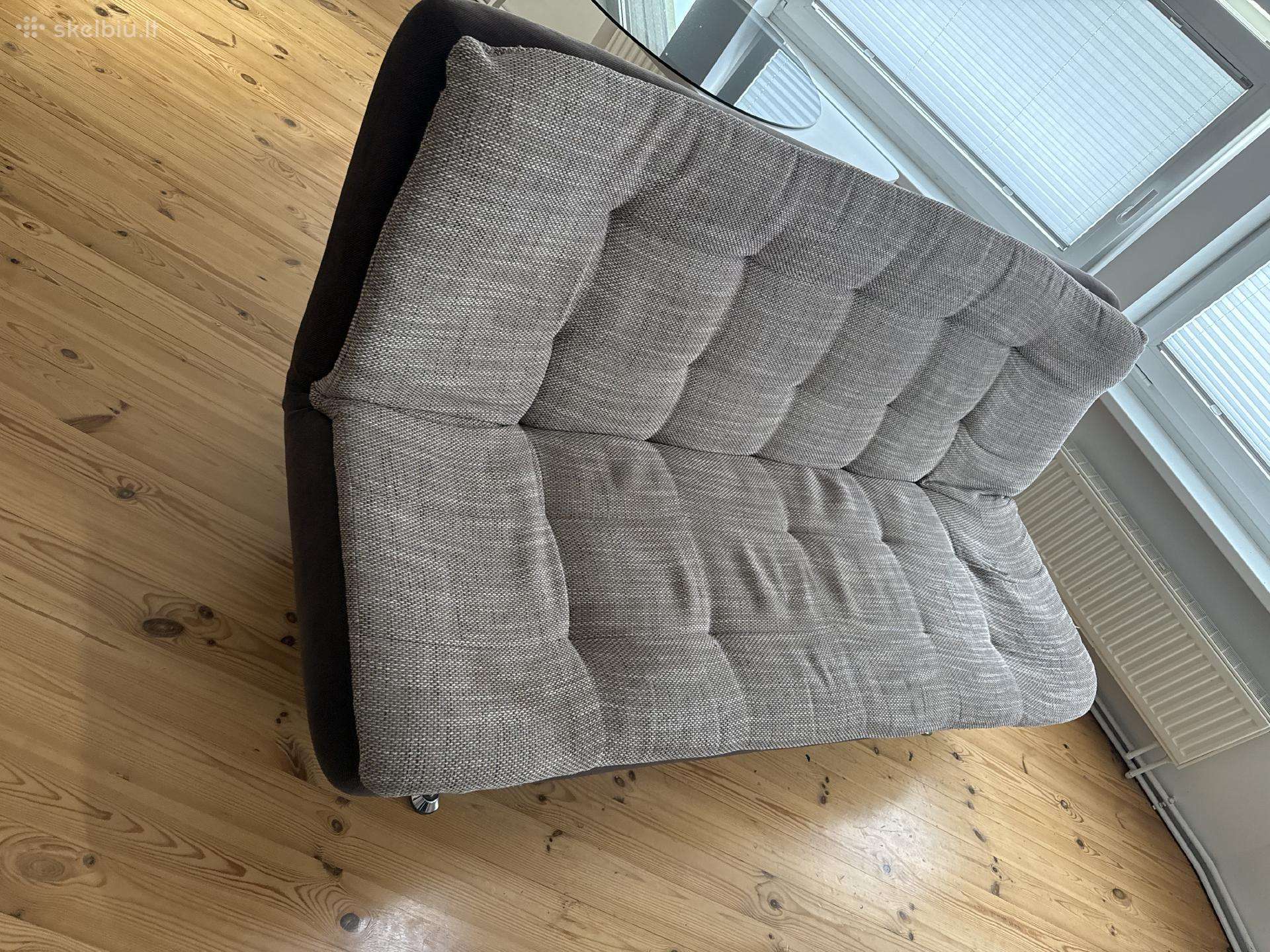 Sofa lova + pufas