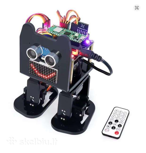 Išmanus dvikojis robotas su Raspberry pi pico