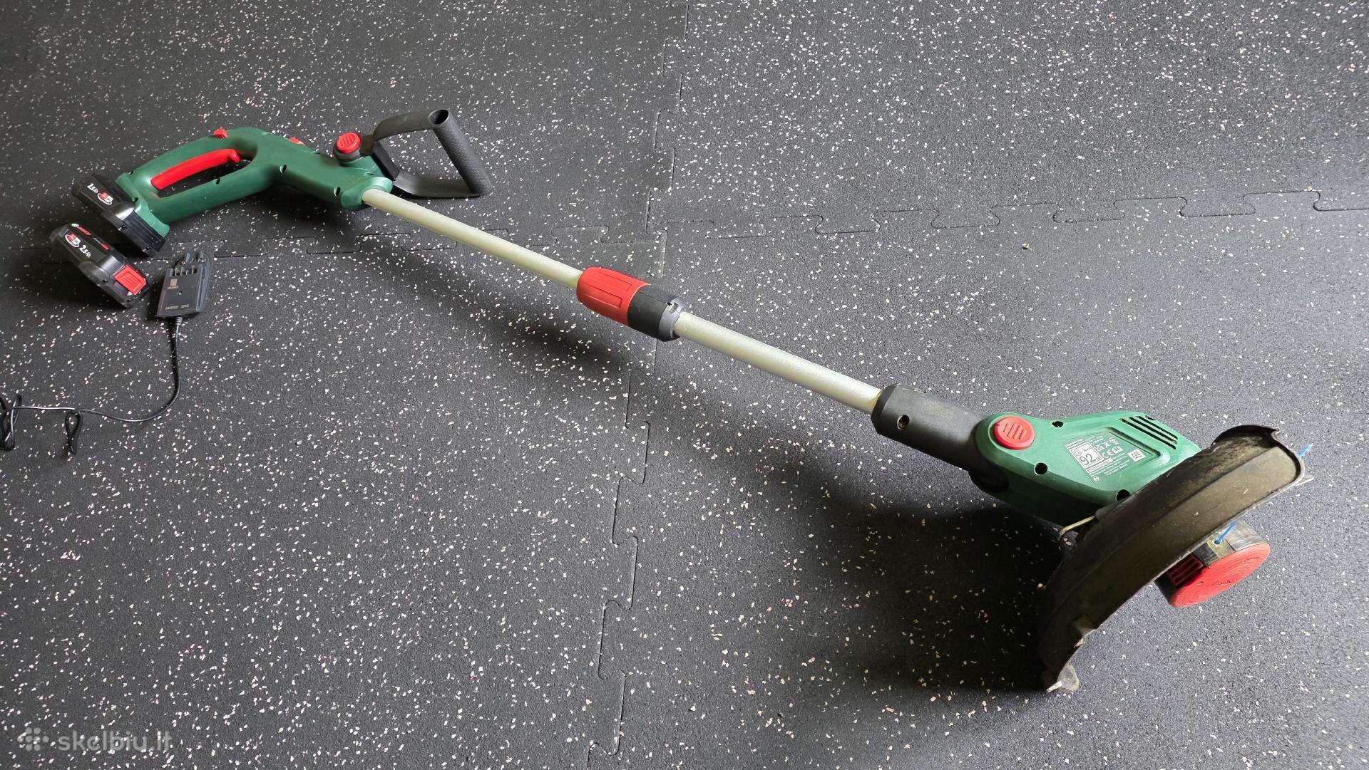 Bosh elektrinis trimeris su 2 baterijomis
