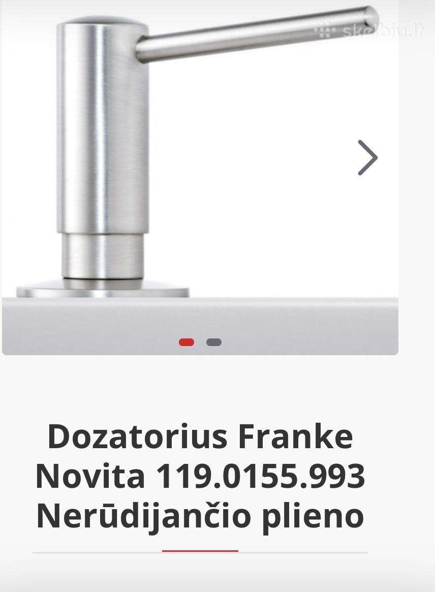 Dozatorius Franke 2 Nerūdijančio plieno.