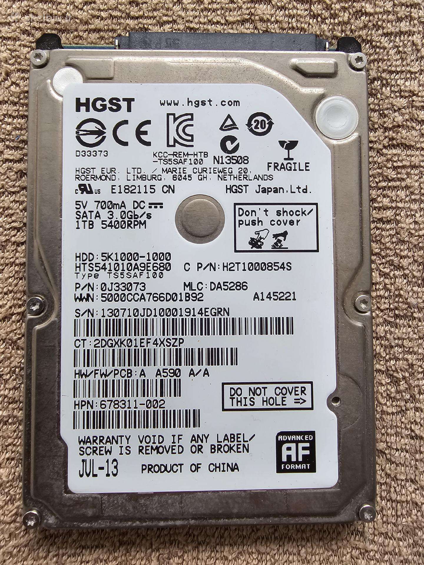 Laptopo HDD