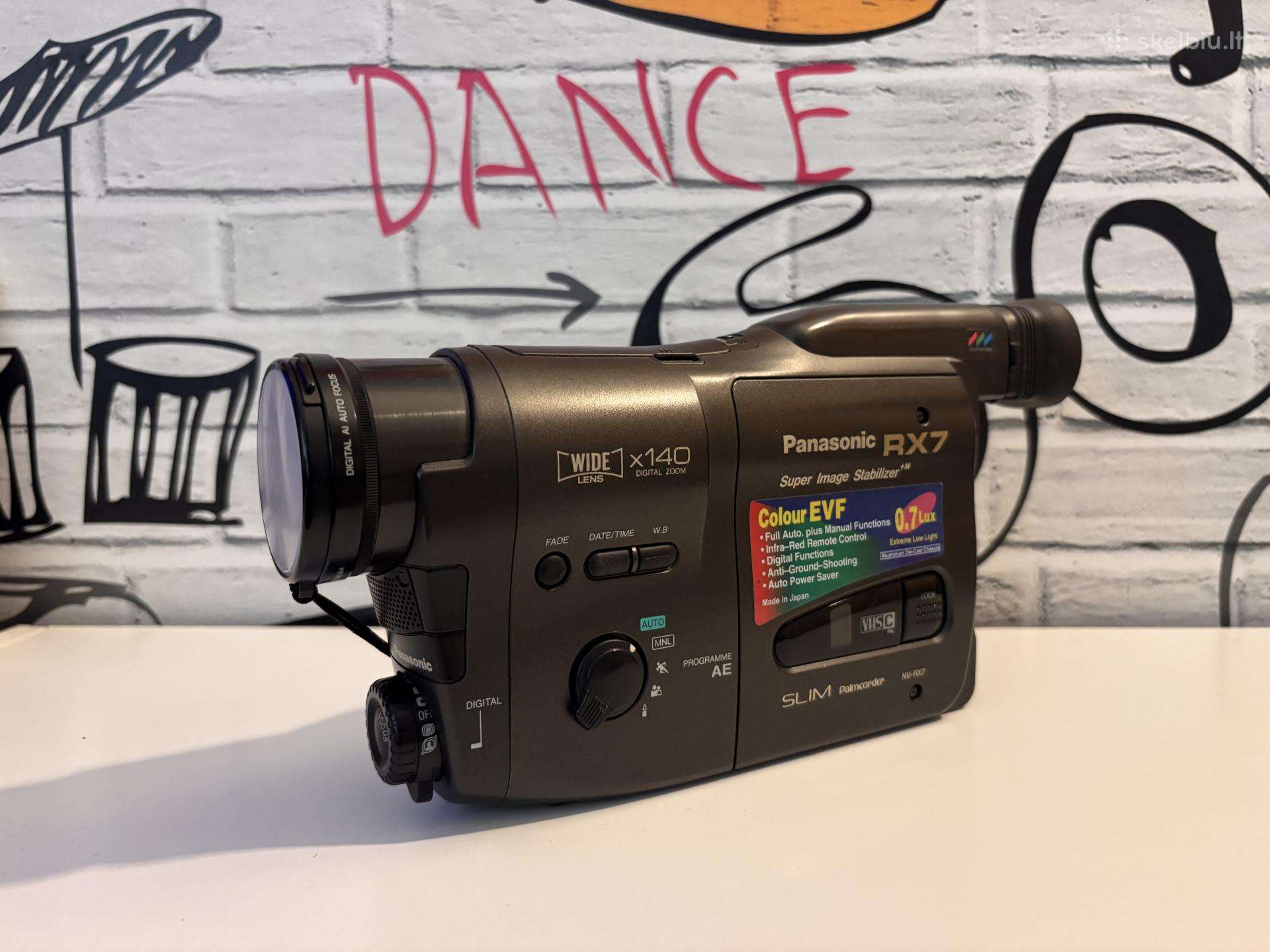 Panasonic rx7 vhs-c kamera