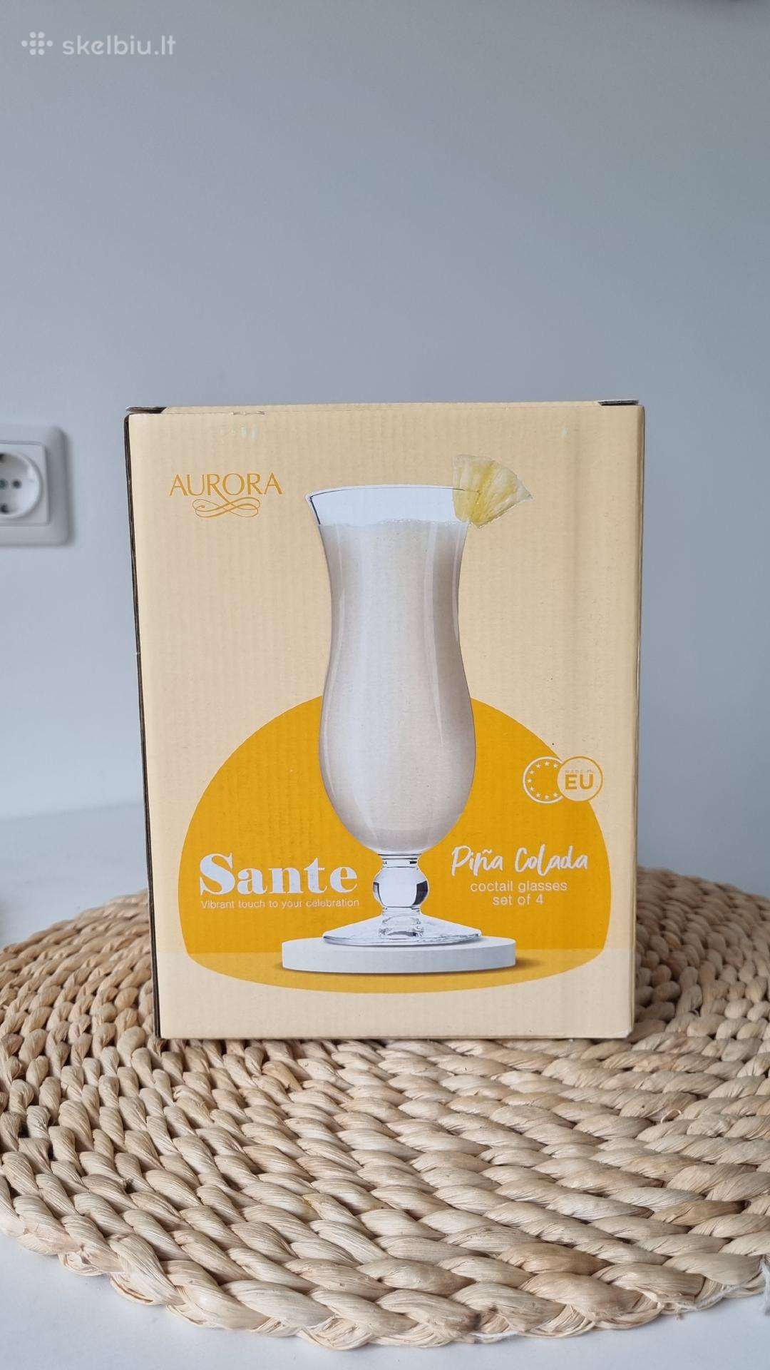 Sante Pina Colada taurės 8vnt.