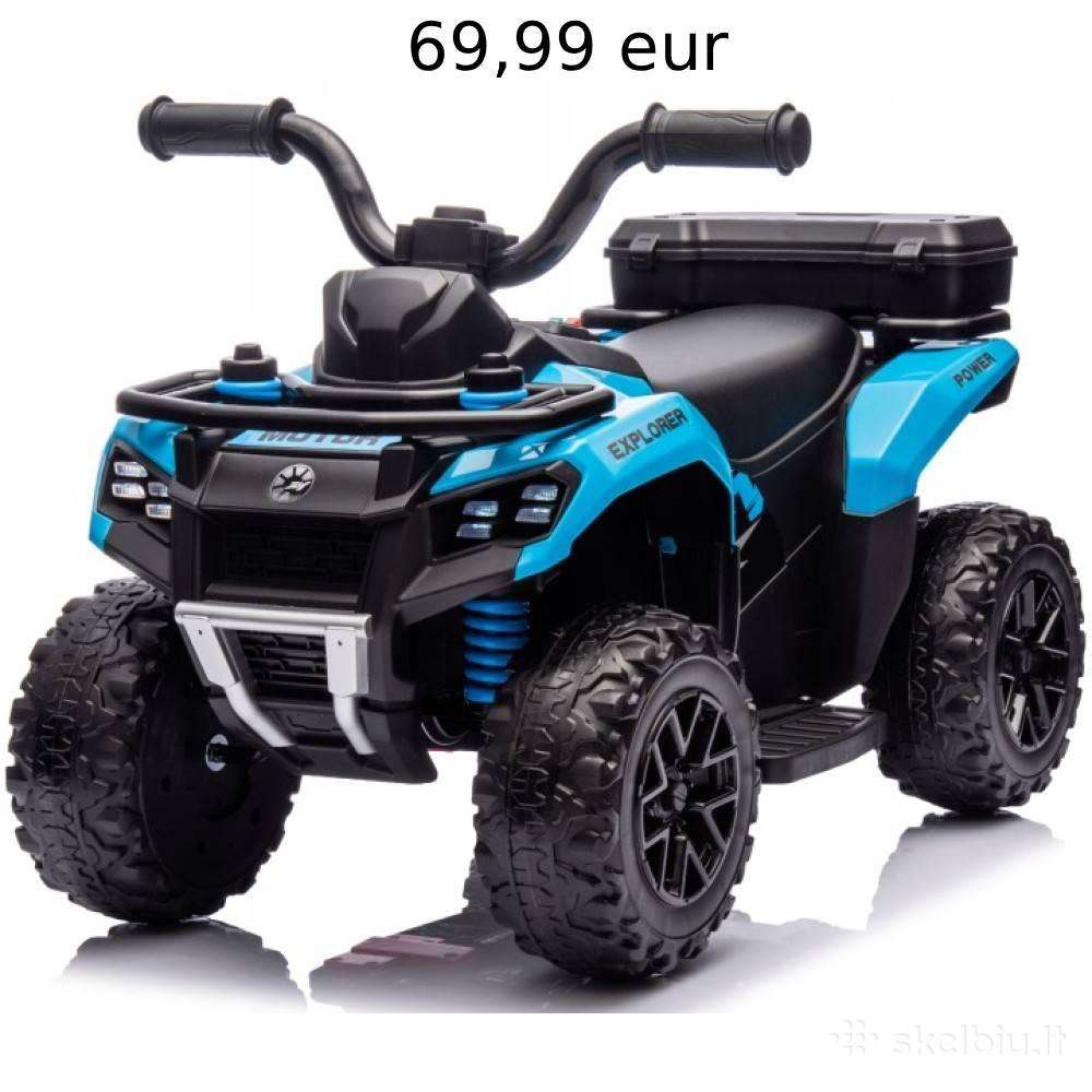 Elektriniai keturračiai ir motociklai vaikams