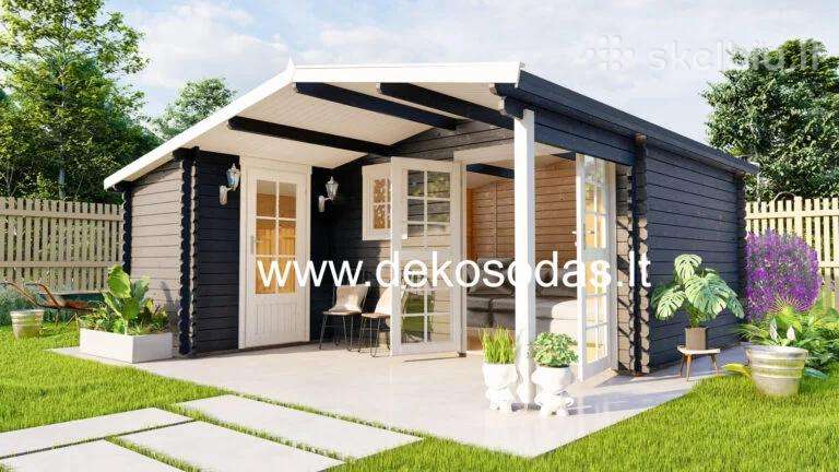 Medinis sodo namelis Nordis 510480 cm (28 mm)