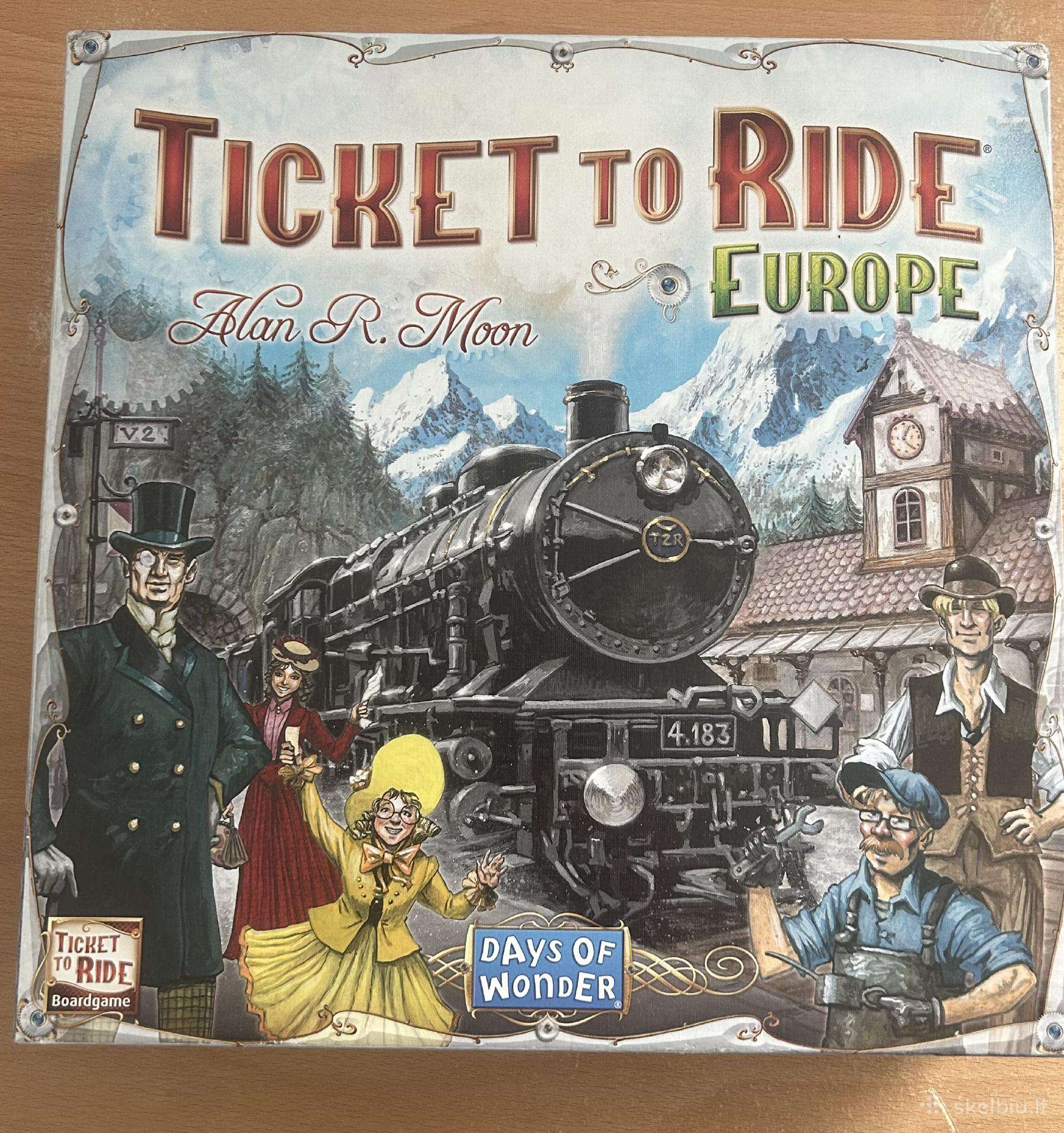Stalo žaidimas ticket to ride