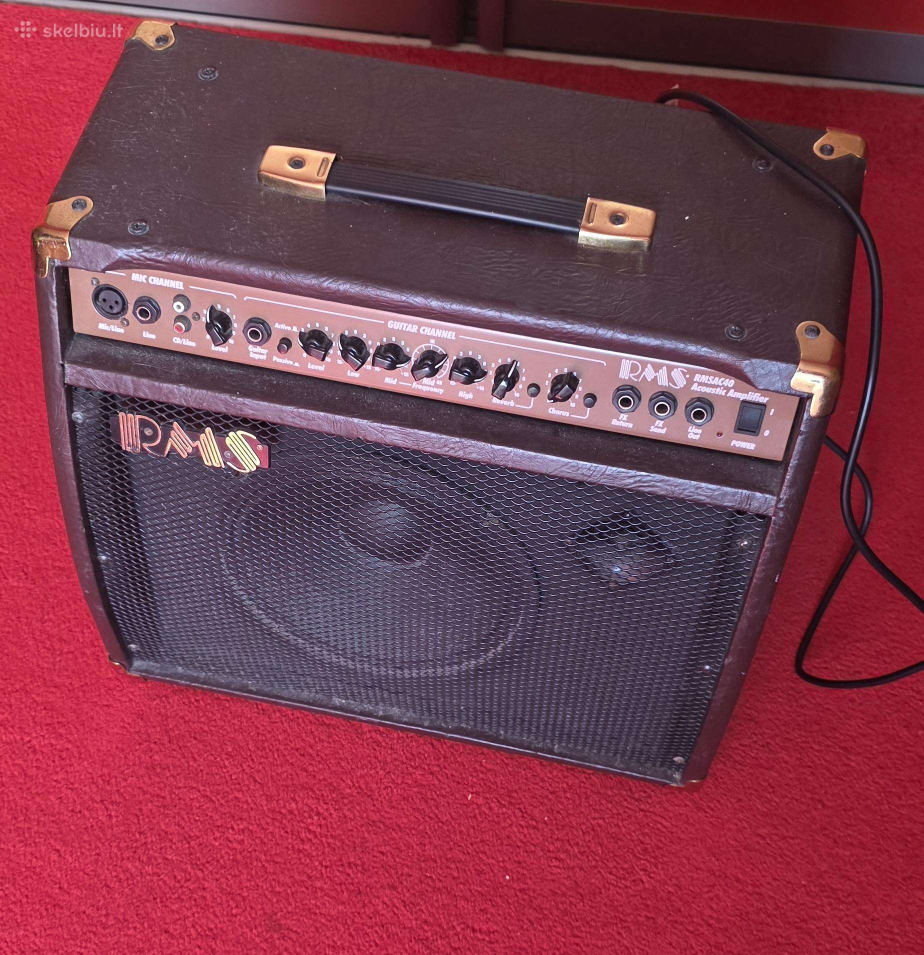 Rms Rmsac40 Acoustic Amlifier. W-king D8