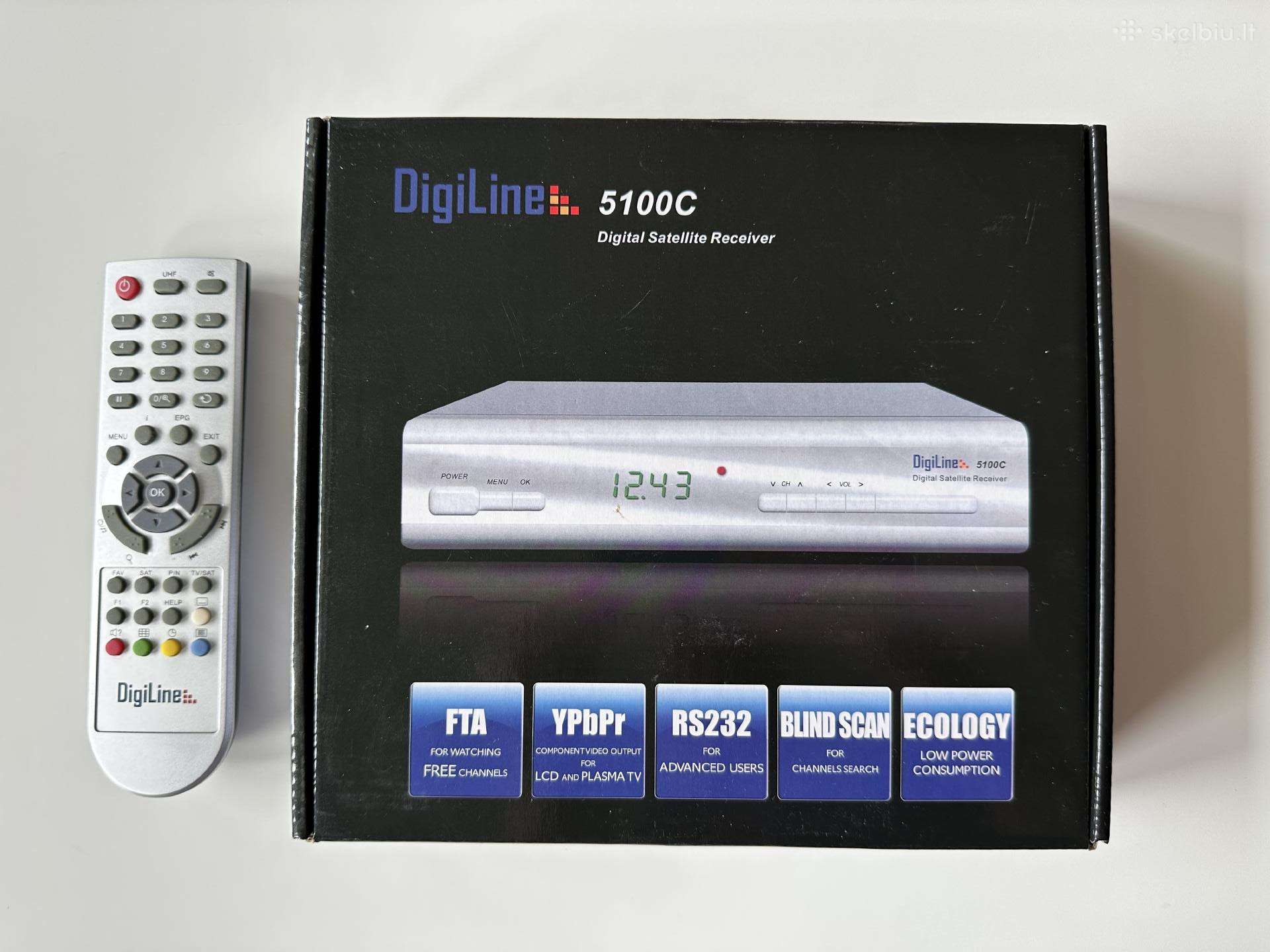 Satelitinės TV imtuvas Digiline 5100c